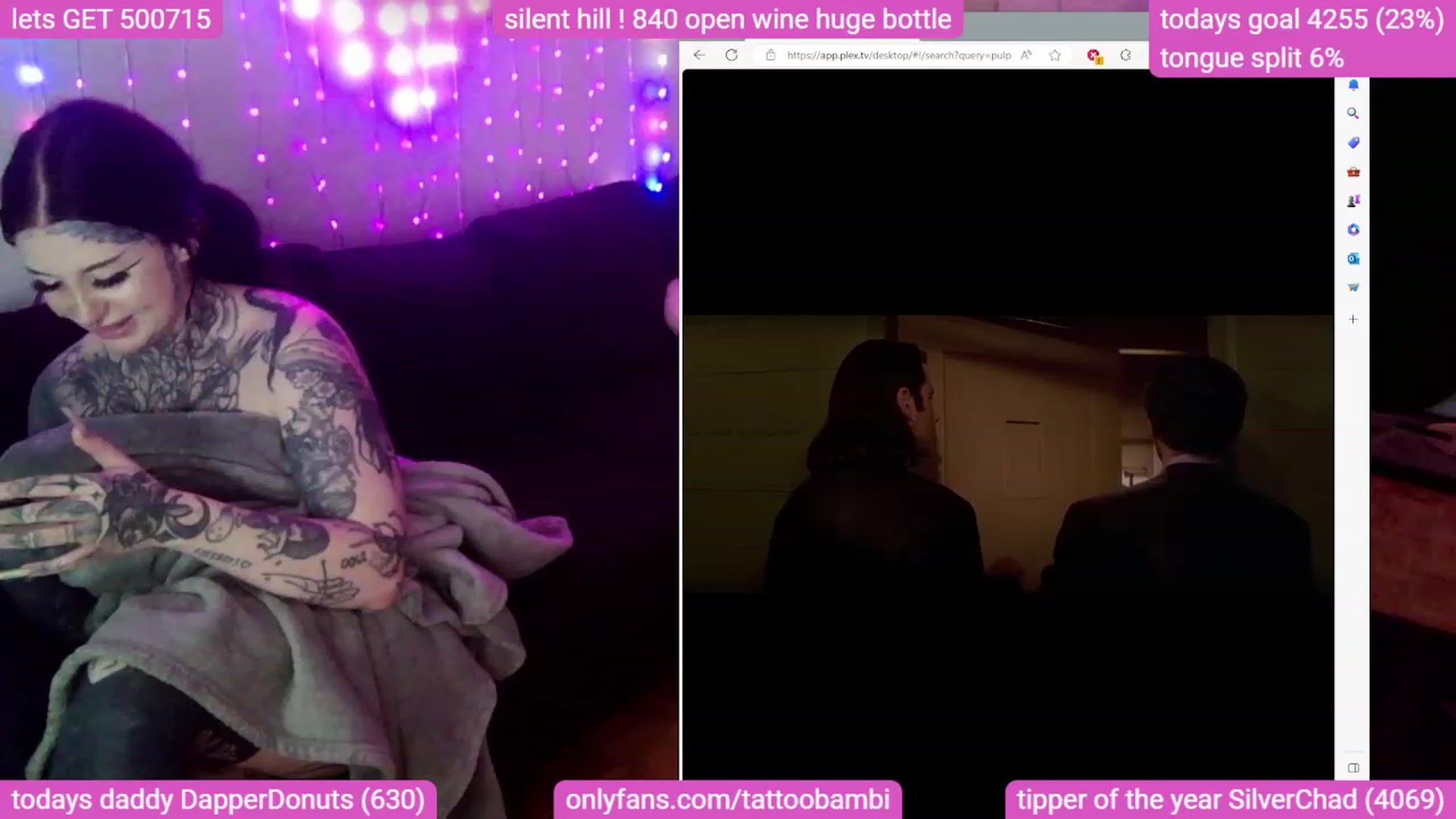 Gallery image thumbnail from Tattoobambi's myfreecams stream on, 09/08/2023, 01:44 image 18 of 20