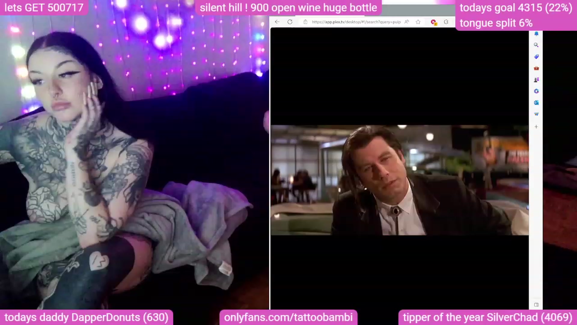 Gallery image thumbnail from Tattoobambi's myfreecams stream on, 09/08/2023, 01:44 image 11 of 20