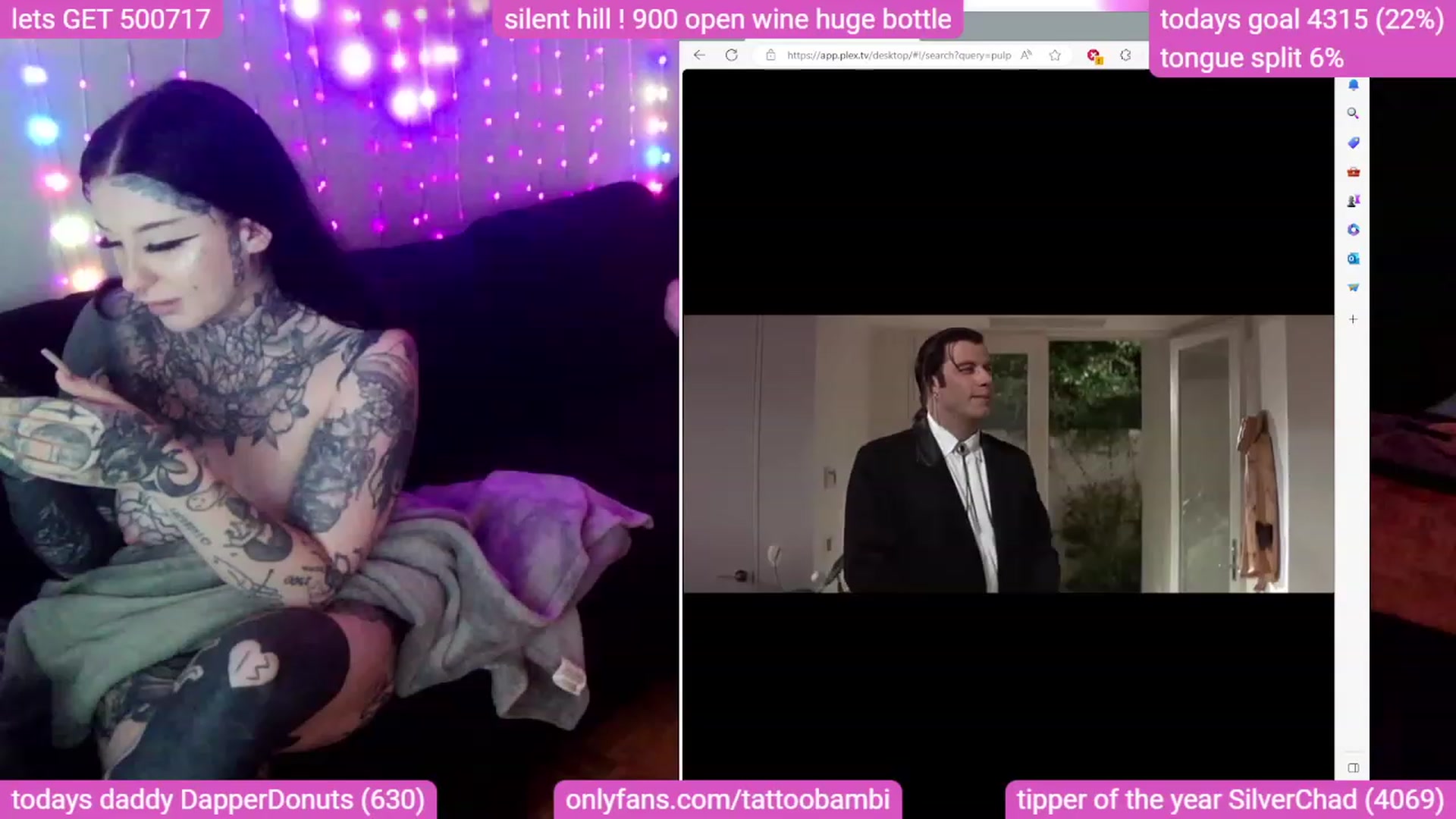 Gallery image thumbnail from Tattoobambi's myfreecams stream on, 09/08/2023, 01:44 image 12 of 20
