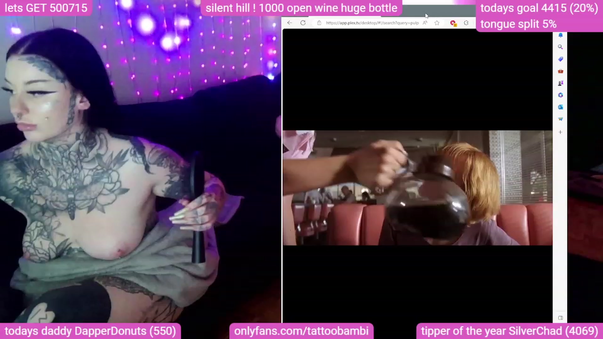 Gallery image thumbnail from Tattoobambi's myfreecams stream on, 09/08/2023, 01:44 image 2 of 20