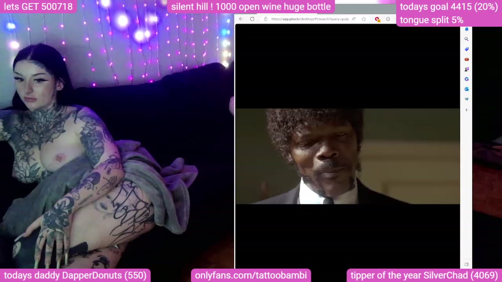 Gallery image thumbnail from Tattoobambi's myfreecams stream on, 09/08/2023, 01:44 image 5 of 20