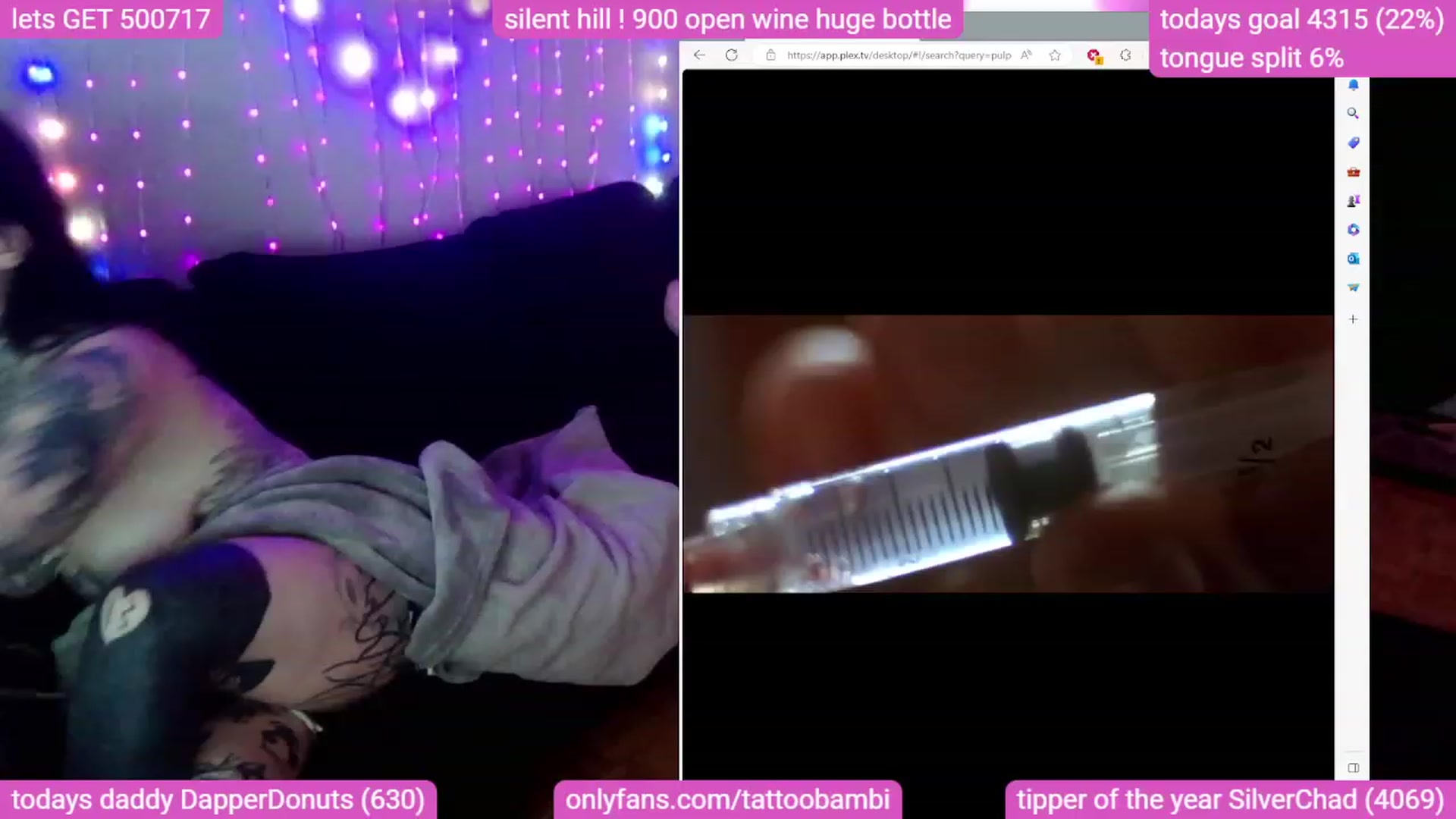 Gallery image thumbnail from Tattoobambi's myfreecams stream on, 09/08/2023, 01:44 image 8 of 20