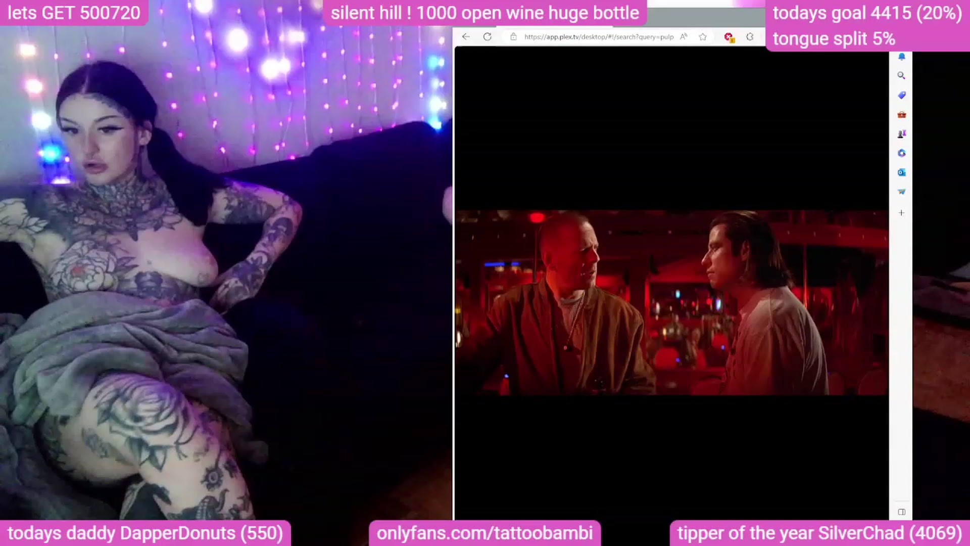 Gallery image thumbnail from Tattoobambi's myfreecams stream on, 09/08/2023, 01:44 image 7 of 20