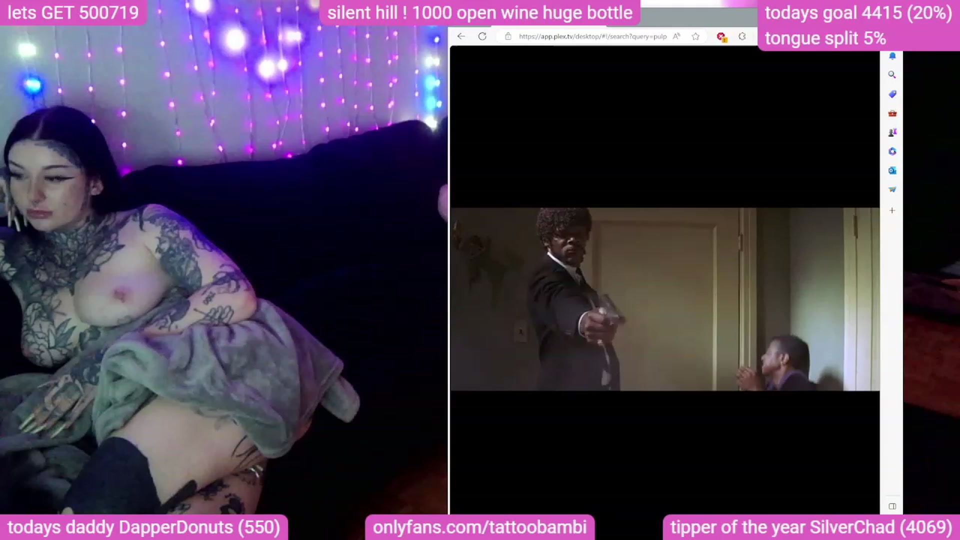 Gallery image thumbnail from Tattoobambi's myfreecams stream on, 09/08/2023, 01:44 image 6 of 20
