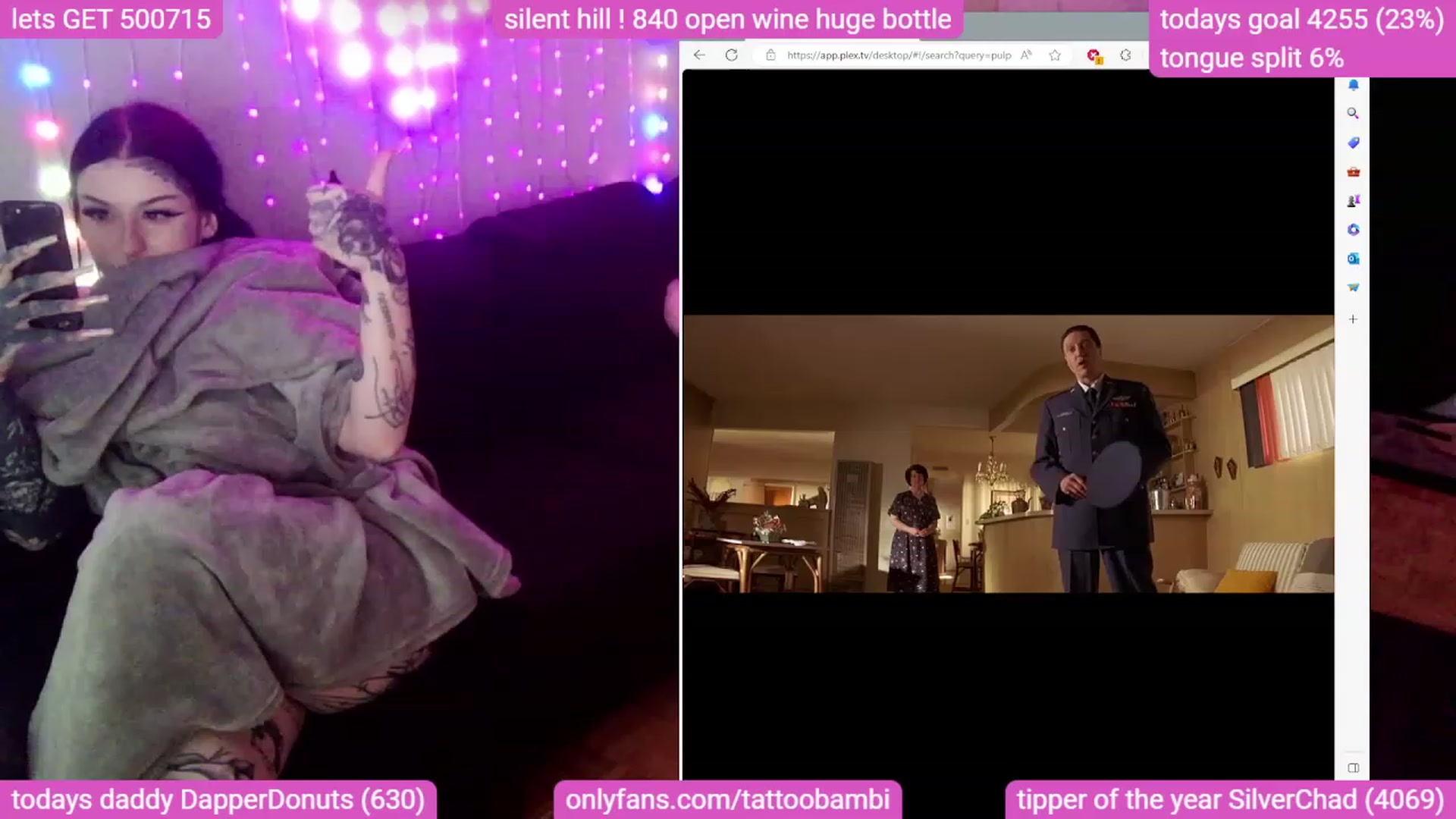 Gallery image thumbnail from Tattoobambi's myfreecams stream on, 09/08/2023, 03:00 image 14 of 20
