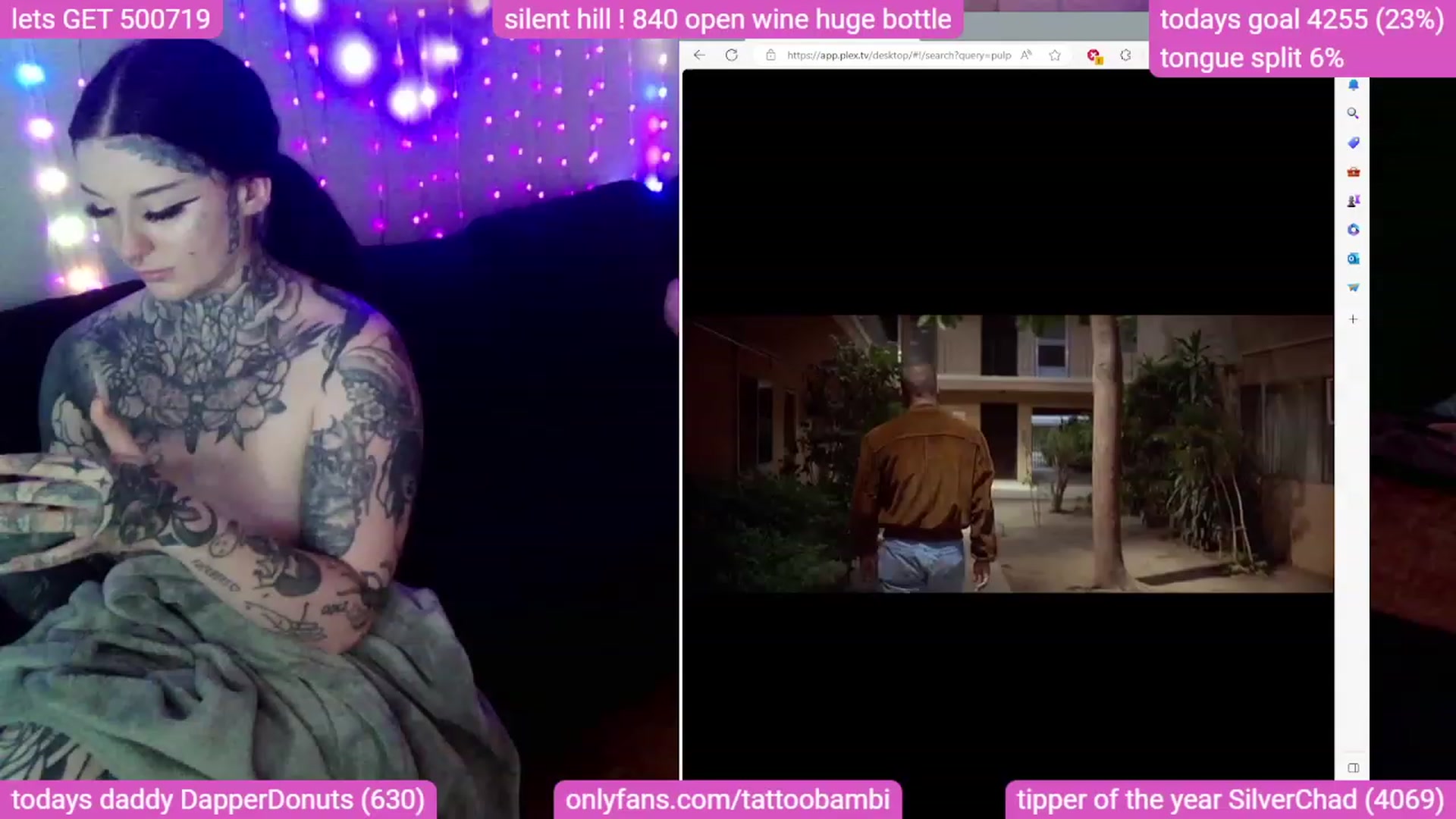 Gallery image thumbnail from Tattoobambi's myfreecams stream on, 09/08/2023, 03:00 image 16 of 20