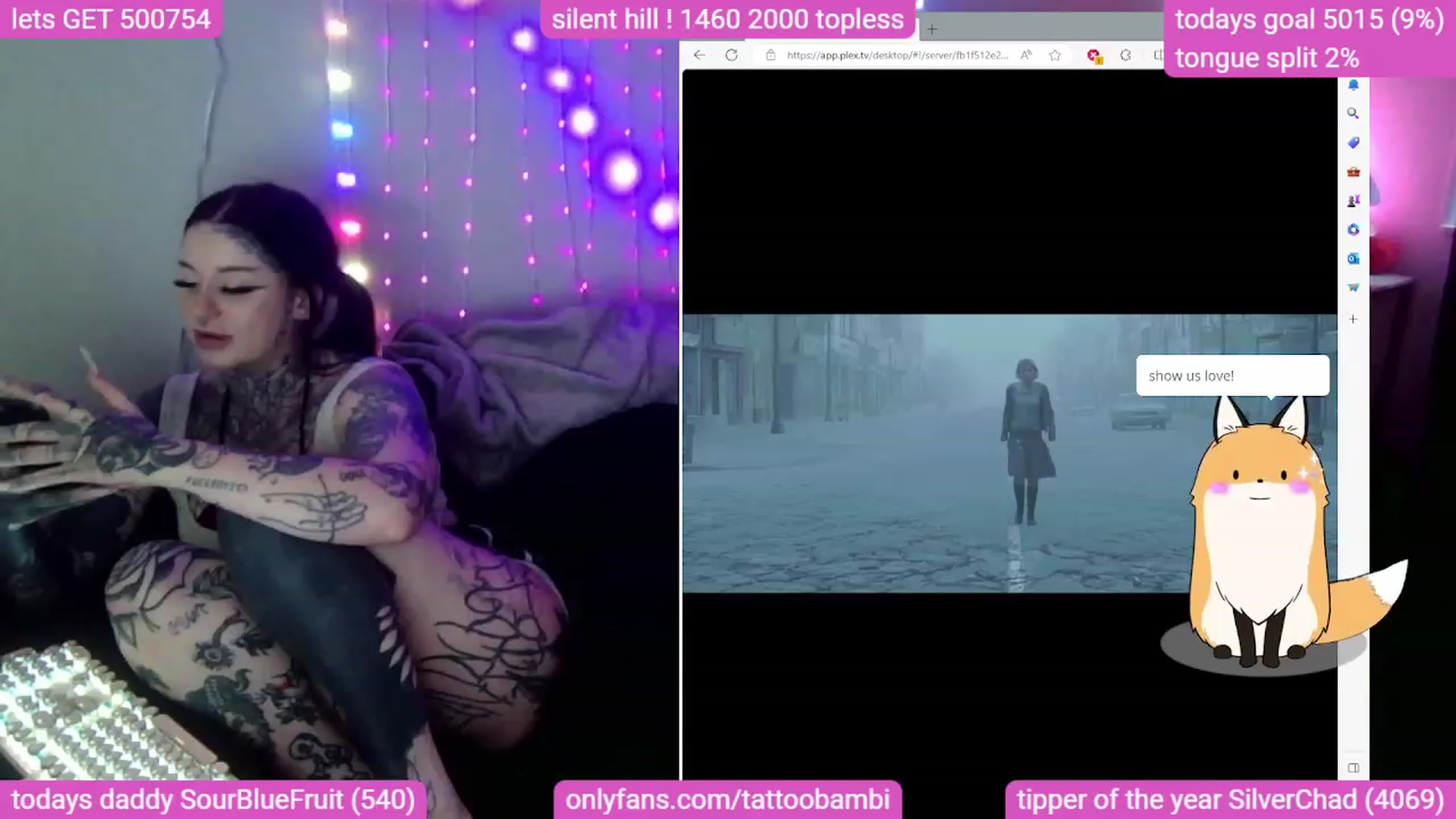 Gallery image thumbnail from Tattoobambi's myfreecams stream on, 09/08/2023, 03:00 image 2 of 20