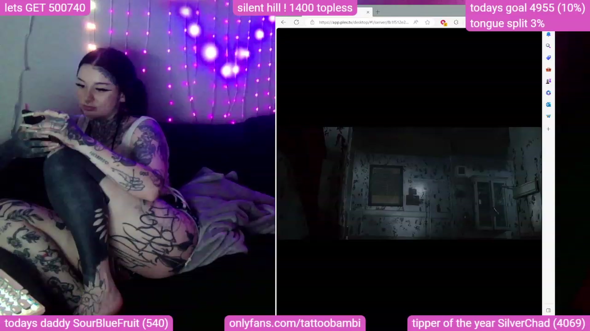 Gallery image thumbnail from Tattoobambi's myfreecams stream on, 09/08/2023, 03:00 image 6 of 20