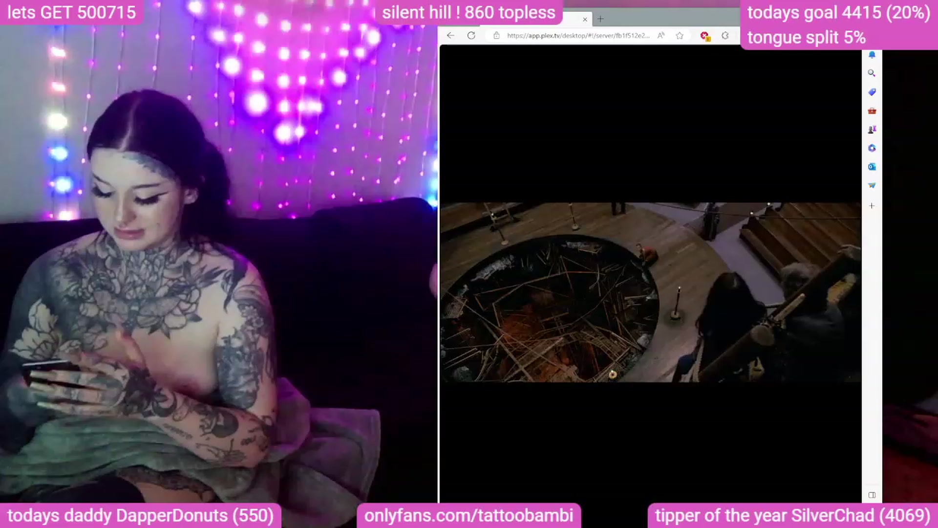 Gallery image thumbnail from Tattoobambi's myfreecams stream on, 09/08/2023, 03:00 image 8 of 20