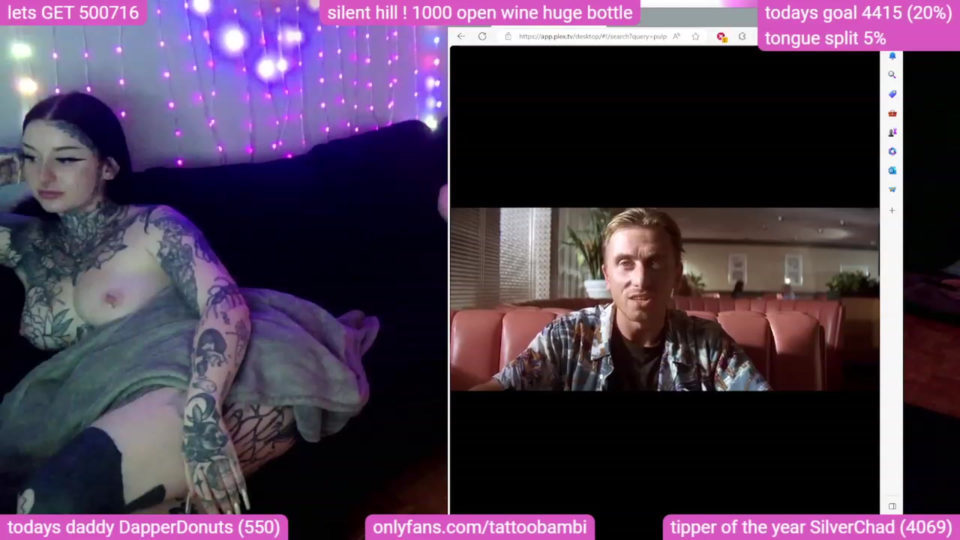 Gallery image thumbnail from Tattoobambi's myfreecams stream on, 09/08/2023, 03:00 image 9 of 20