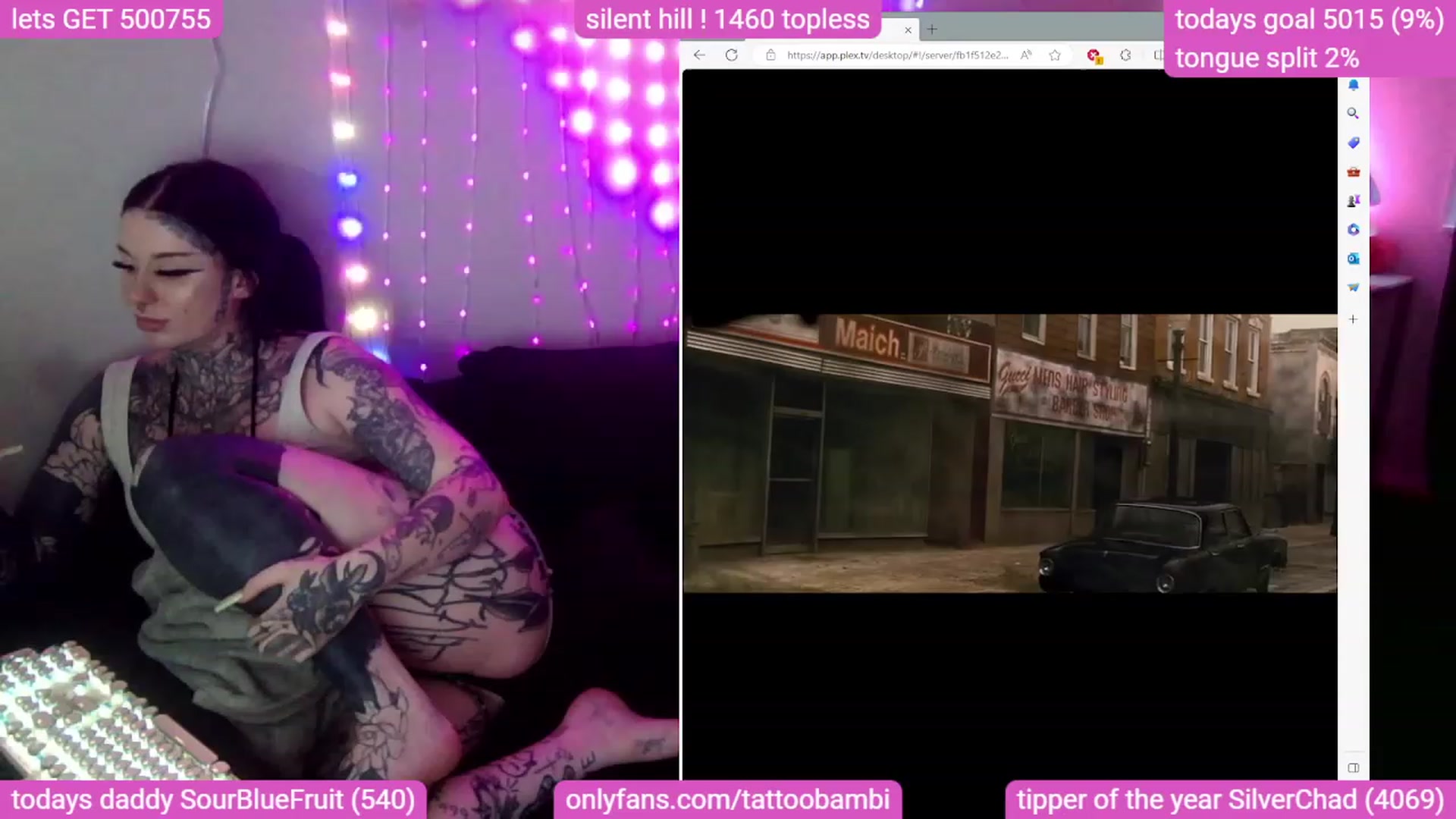 Gallery image thumbnail from Tattoobambi's myfreecams stream on, 09/08/2023, 03:00 image 3 of 20