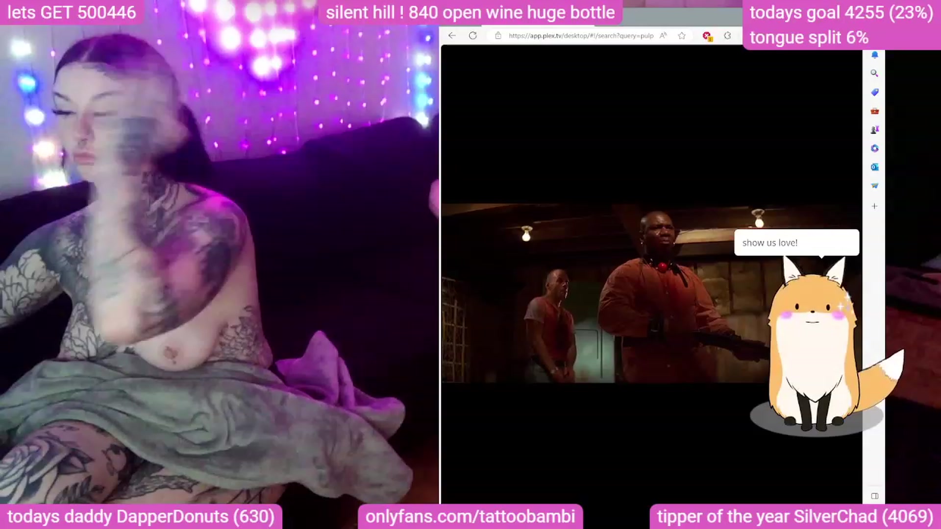 Gallery image thumbnail from Tattoobambi's myfreecams stream on, 09/08/2023, 03:00 image 17 of 20