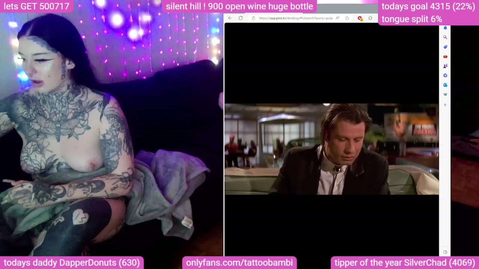 Gallery image thumbnail from Tattoobambi's myfreecams stream on, 09/08/2023, 03:00 image 12 of 20
