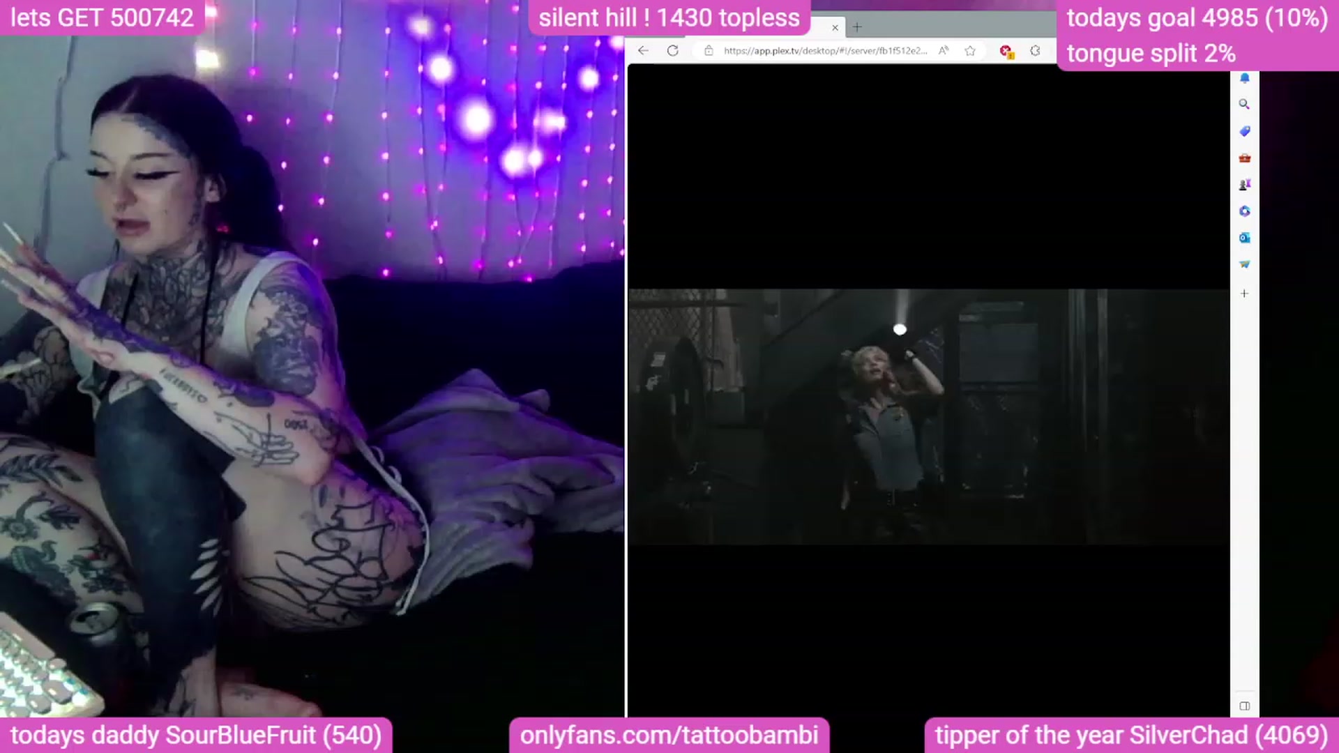 Gallery image thumbnail from Tattoobambi's myfreecams stream on, 09/08/2023, 03:00 image 5 of 20