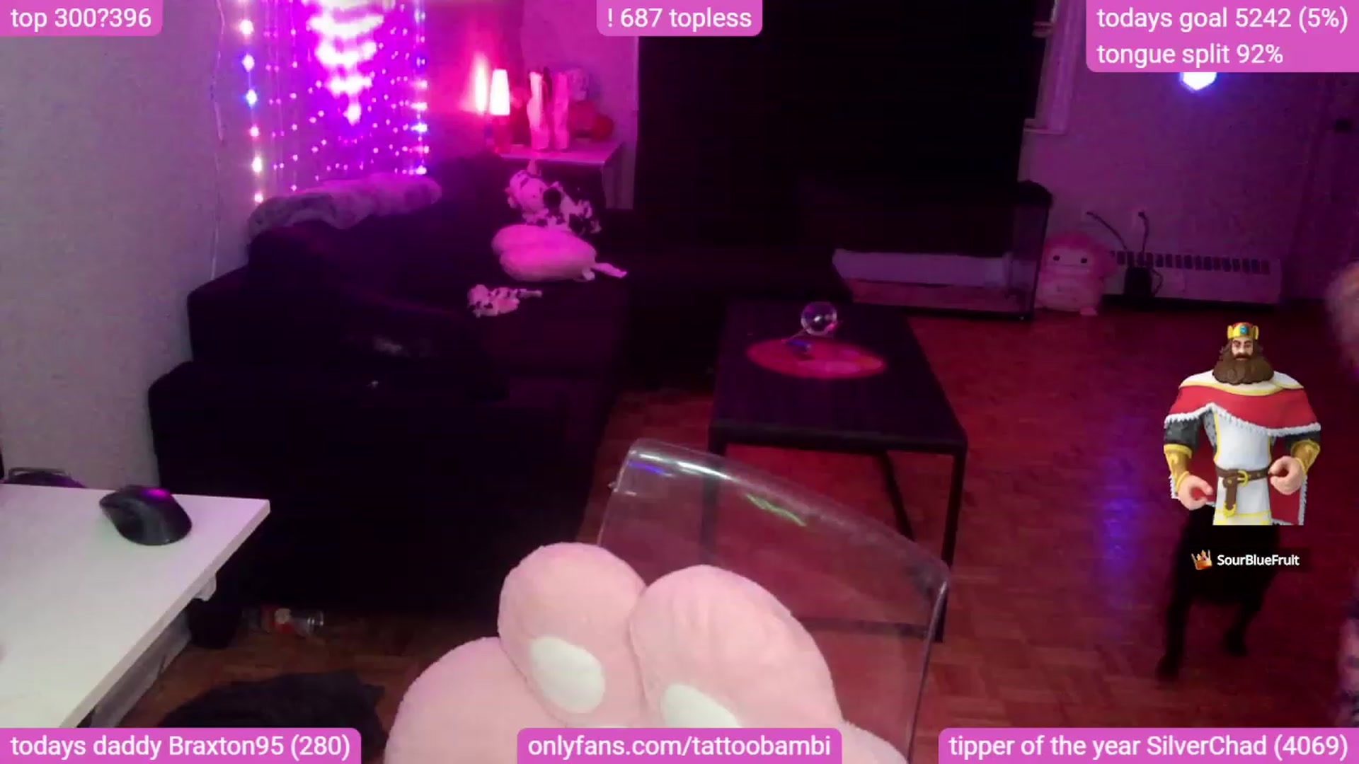 Gallery image thumbnail from Tattoobambi's myfreecams stream on, 09/12/2023, 03:08 image 1 of 20