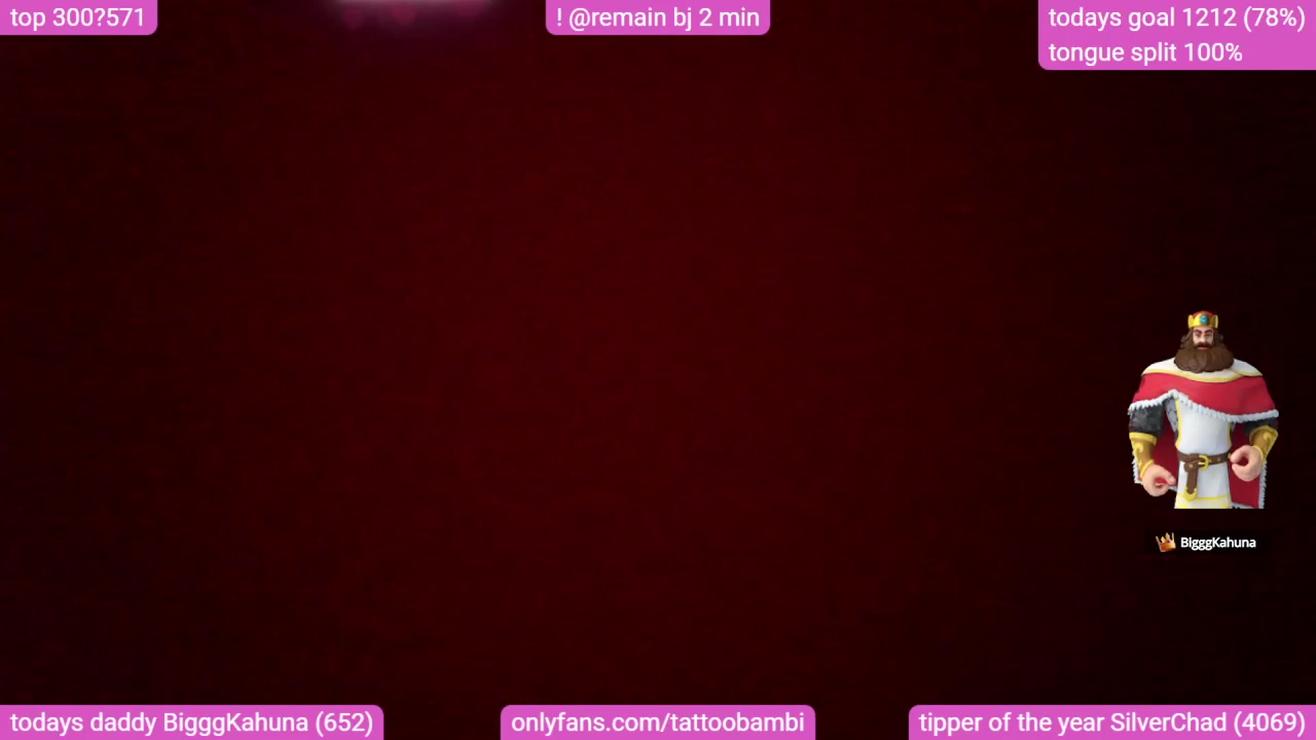 Gallery image thumbnail from Tattoobambi's myfreecams stream on, 09/17/2023, 05:56 image 12 of 20