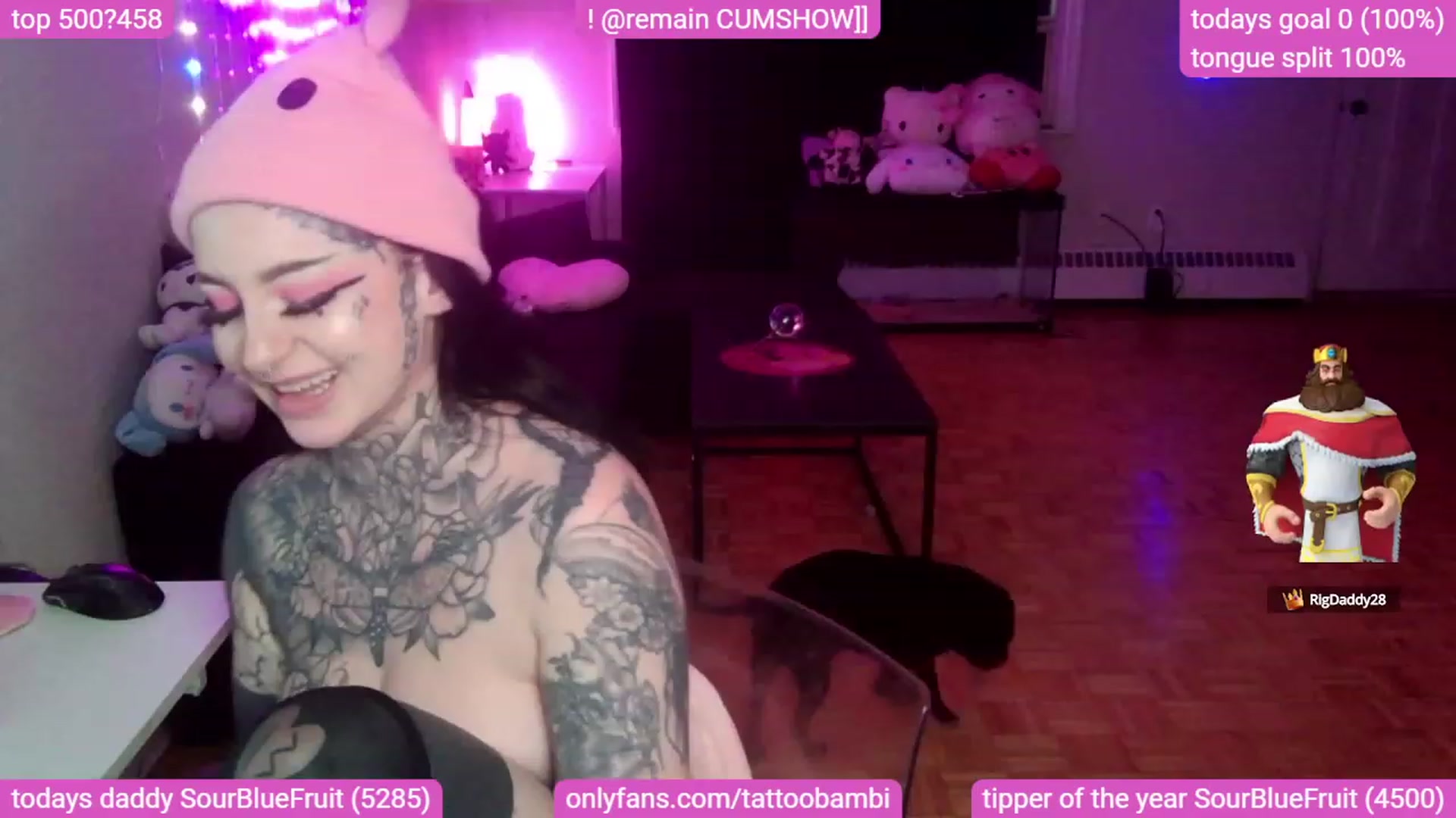 Gallery image thumbnail from Tattoobambi's myfreecams stream on, 09/18/2023, 07:25 image 13 of 20