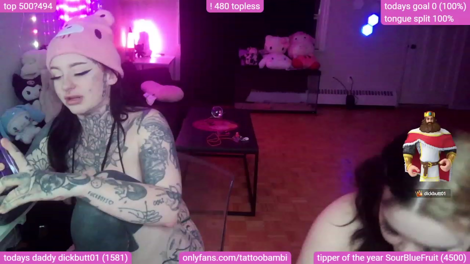 Gallery image thumbnail from Tattoobambi's myfreecams stream on, 09/20/2023, 07:35 image 18 of 20