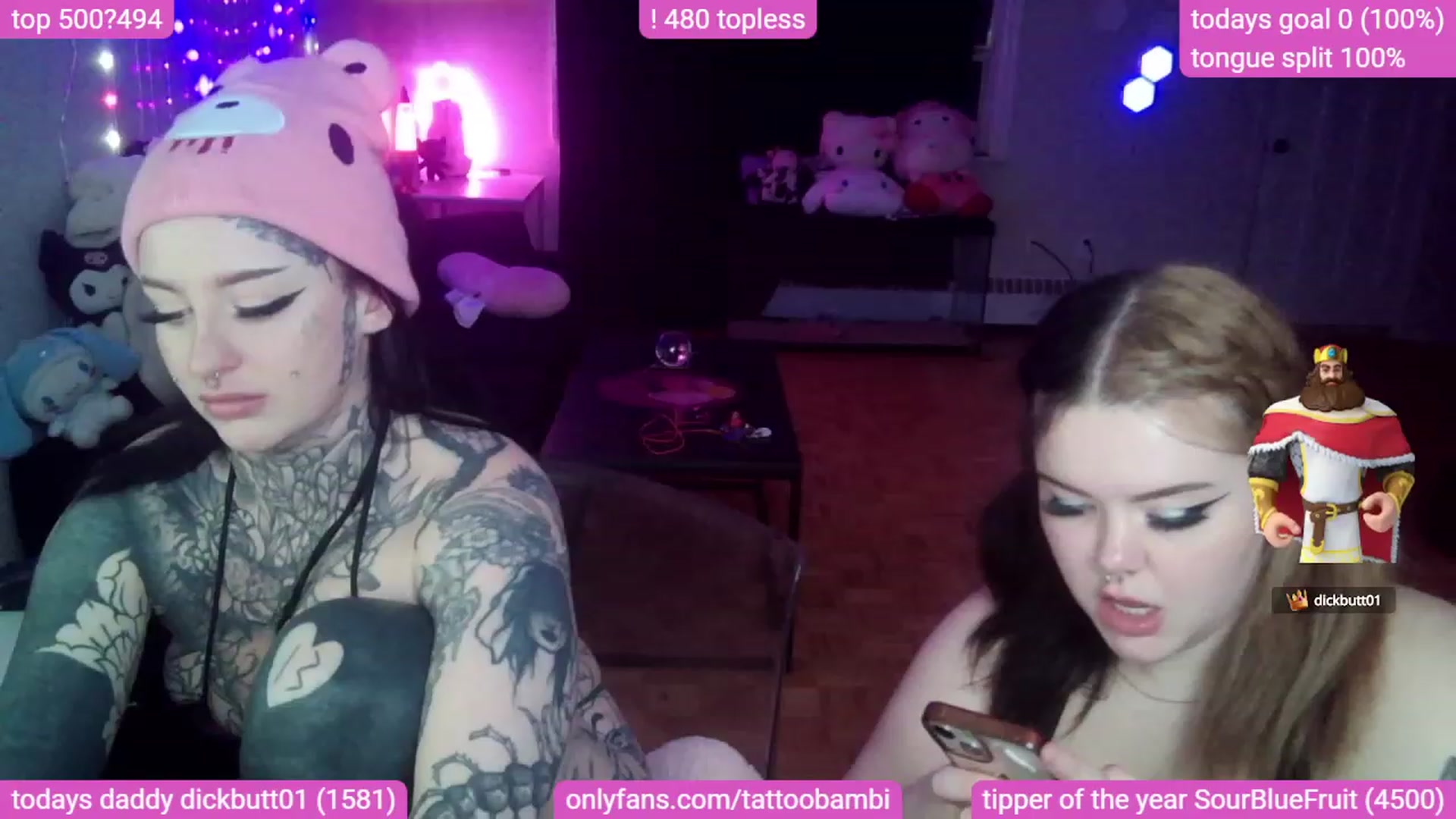 Gallery image thumbnail from Tattoobambi's myfreecams stream on, 09/20/2023, 07:35 image 14 of 20