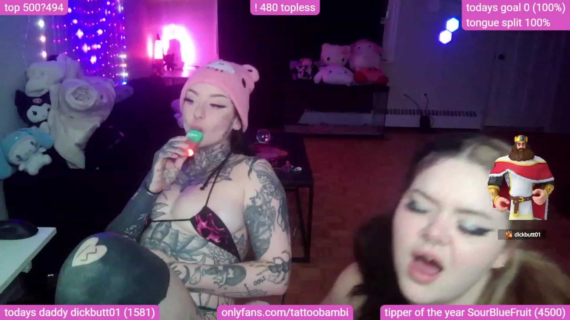 Gallery image thumbnail from Tattoobambi's myfreecams stream on, 09/20/2023, 07:35 image 15 of 20