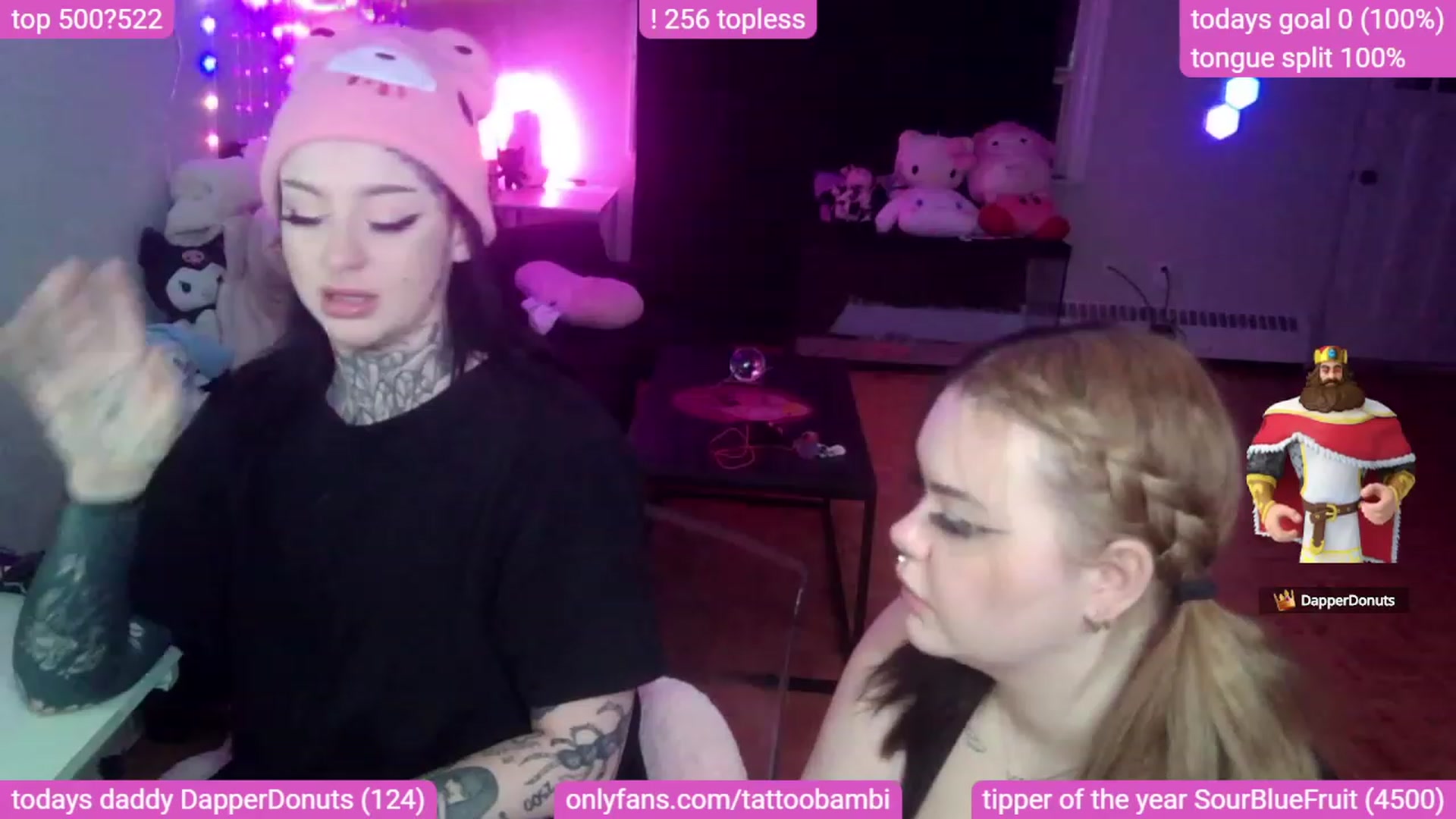 Gallery image thumbnail from Tattoobambi's myfreecams stream on, 09/20/2023, 07:35 image 3 of 20