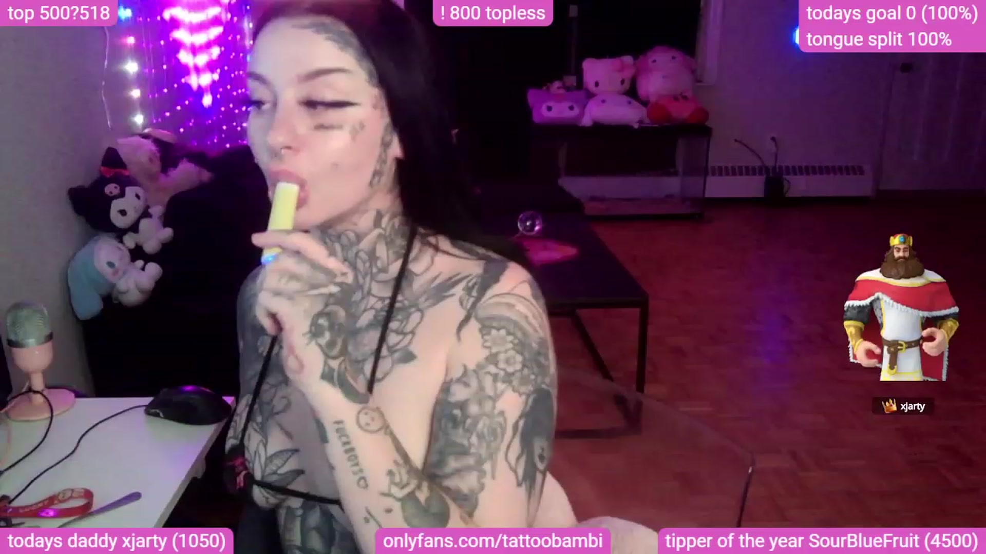Gallery image thumbnail from Tattoobambi's myfreecams stream on, 09/23/2023, 07:11 image 5 of 20