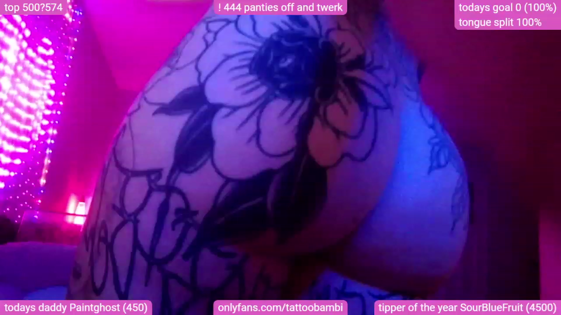 Gallery image thumbnail from Tattoobambi's myfreecams stream on, 09/27/2023, 01:28 image 19 of 20