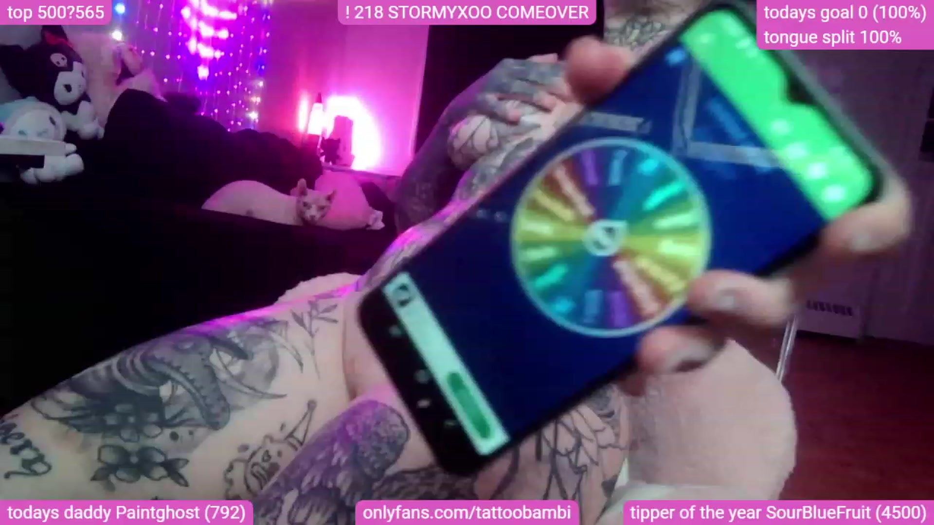 Gallery image thumbnail from Tattoobambi's myfreecams stream on, 09/27/2023, 02:24 image 16 of 20