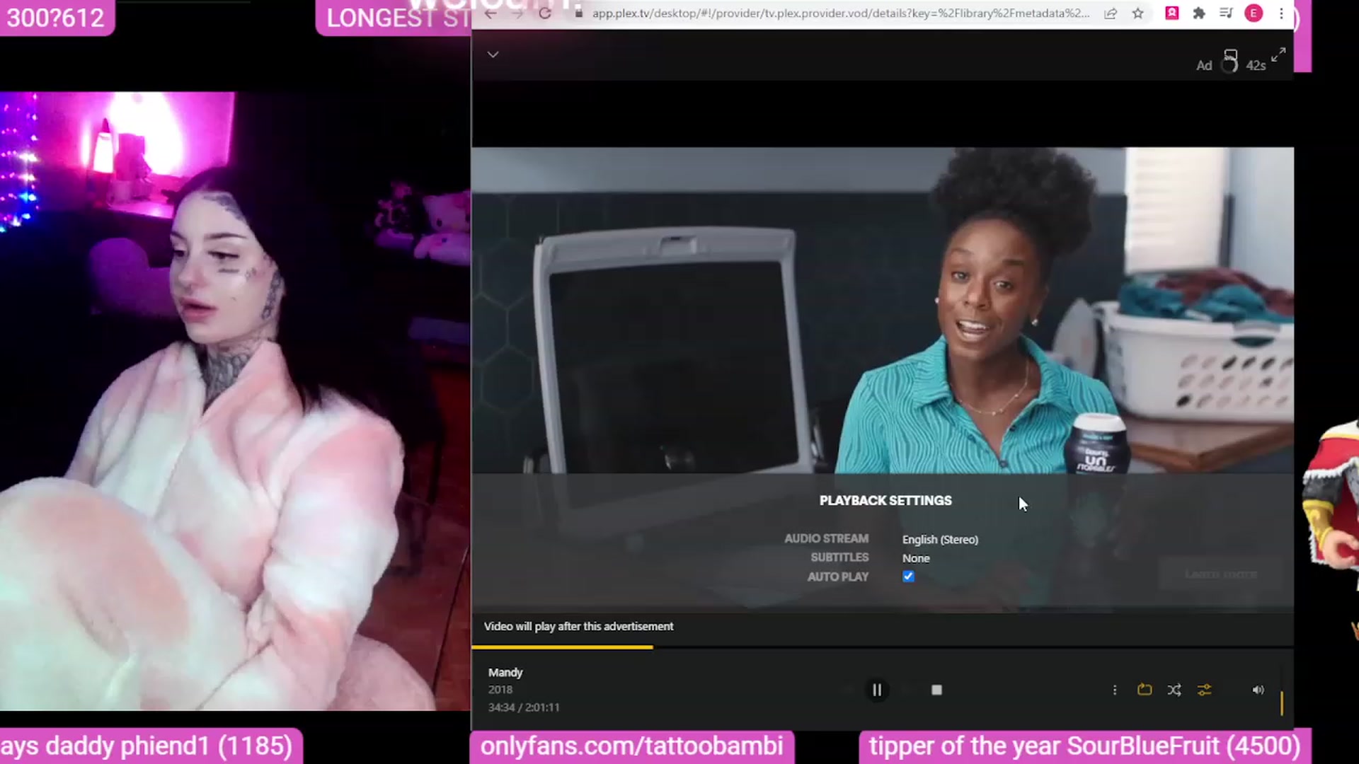 Gallery image thumbnail from Tattoobambi's myfreecams stream on, 10/04/2023, 08:01 image 2 of 20