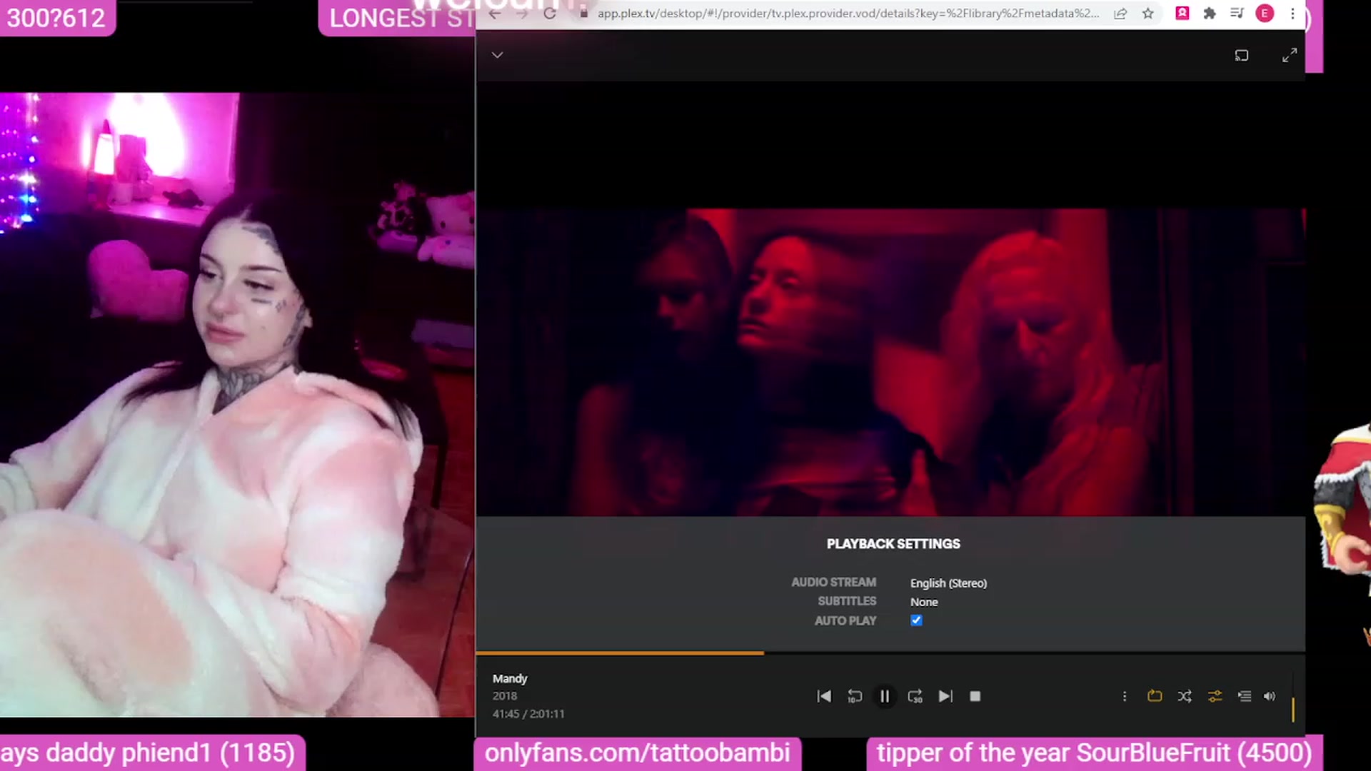 Gallery image thumbnail from Tattoobambi's myfreecams stream on, 10/04/2023, 08:01 image 10 of 20