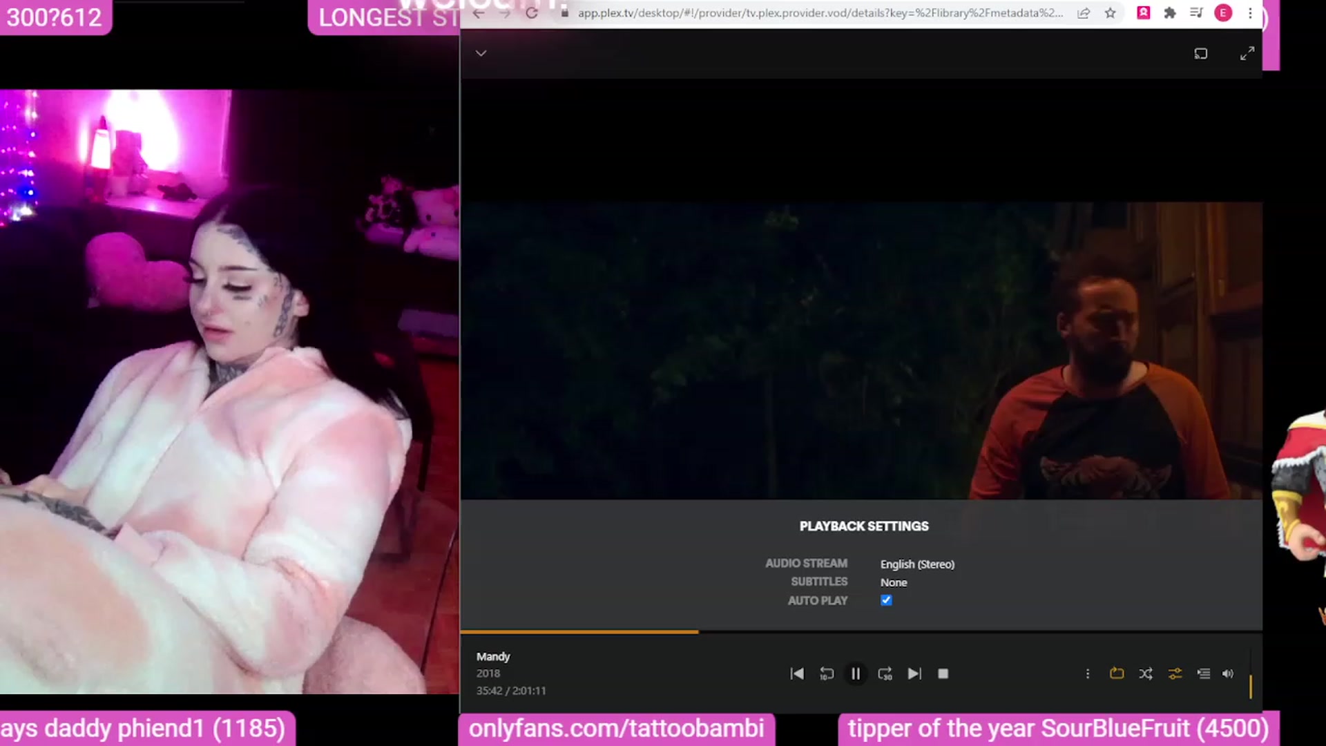 Gallery image thumbnail from Tattoobambi's myfreecams stream on, 10/04/2023, 08:01 image 5 of 20