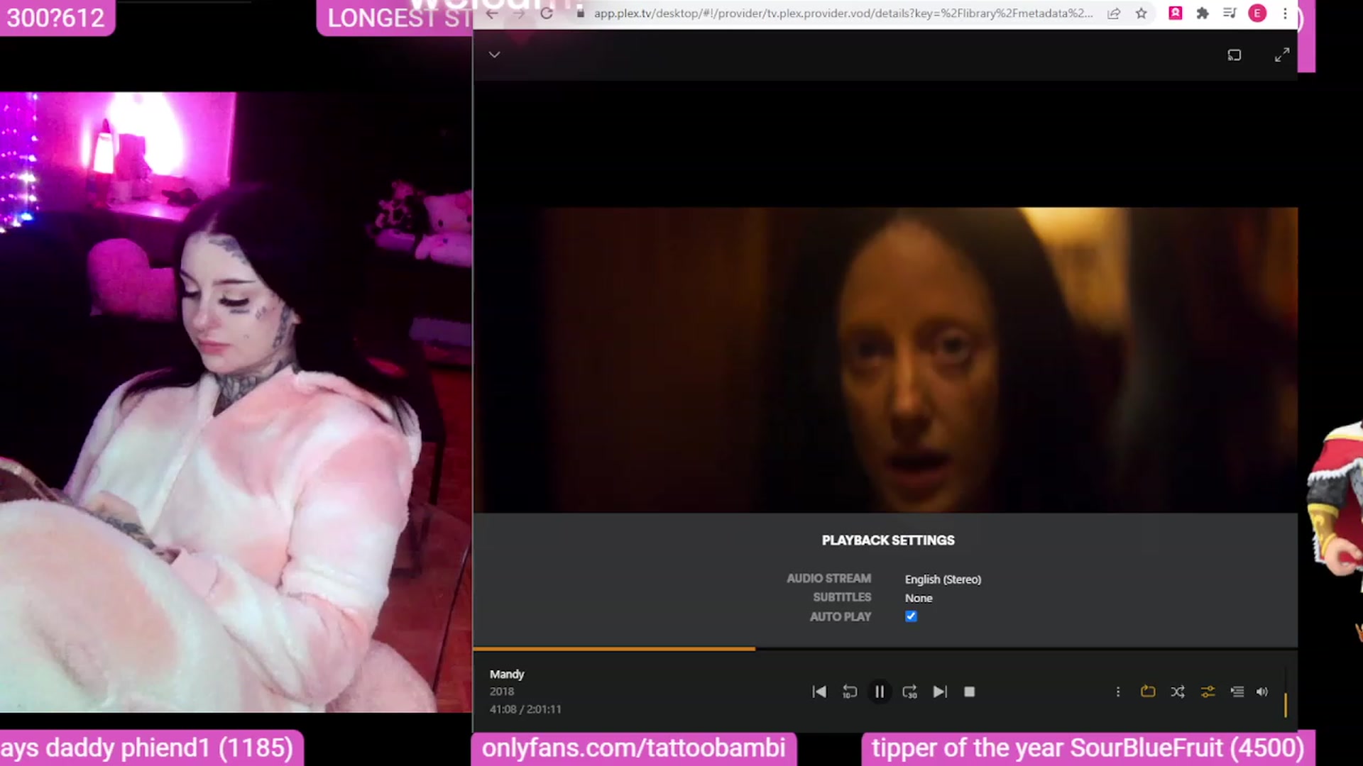 Gallery image thumbnail from Tattoobambi's myfreecams stream on, 10/04/2023, 08:01 image 9 of 20