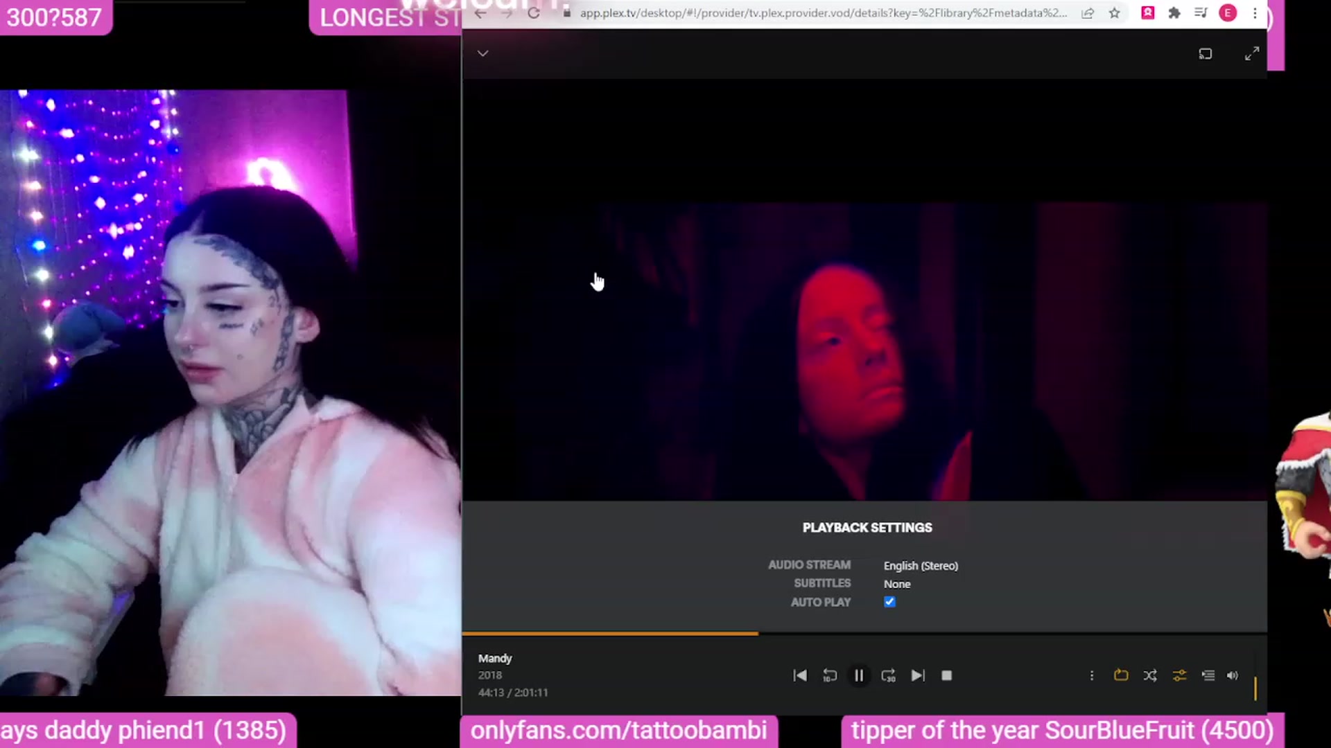 Gallery image thumbnail from Tattoobambi's myfreecams stream on, 10/04/2023, 08:01 image 14 of 20