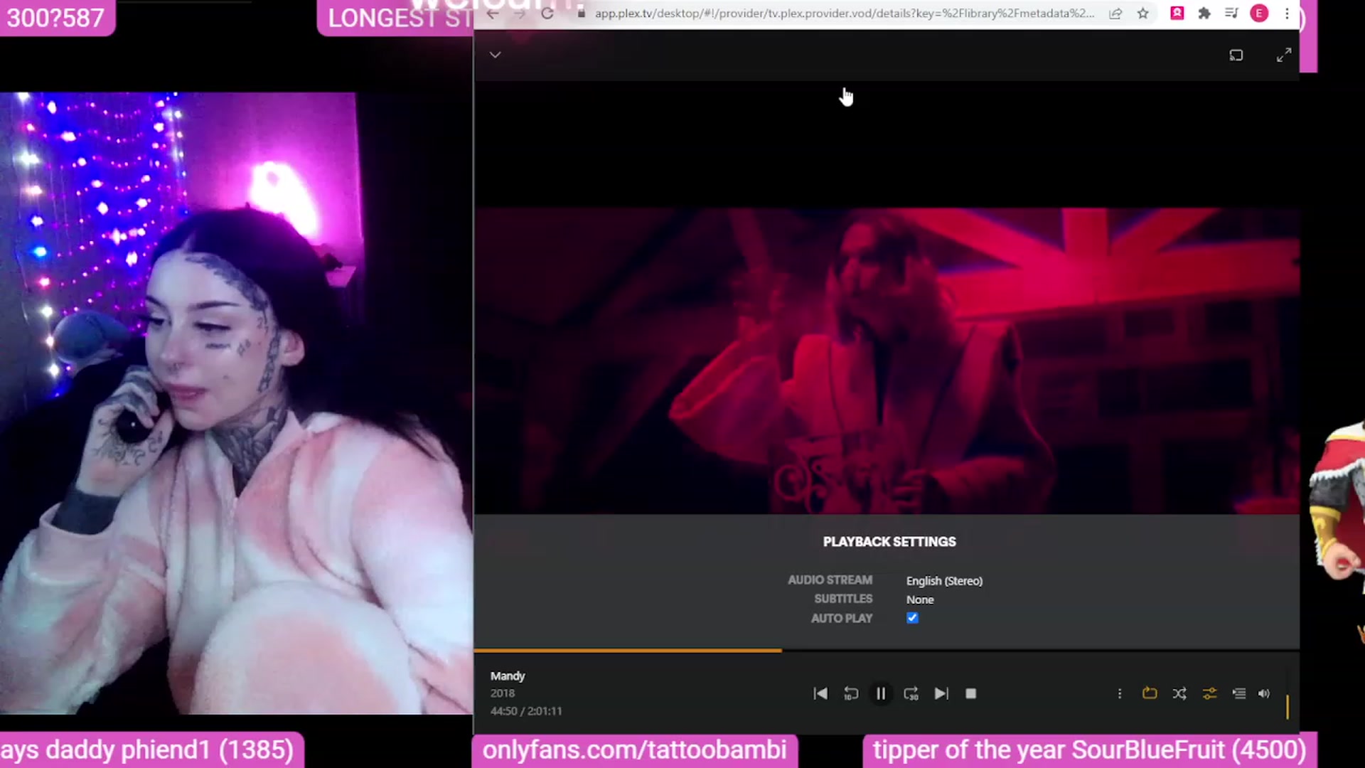Gallery image thumbnail from Tattoobambi's myfreecams stream on, 10/04/2023, 08:01 image 15 of 20