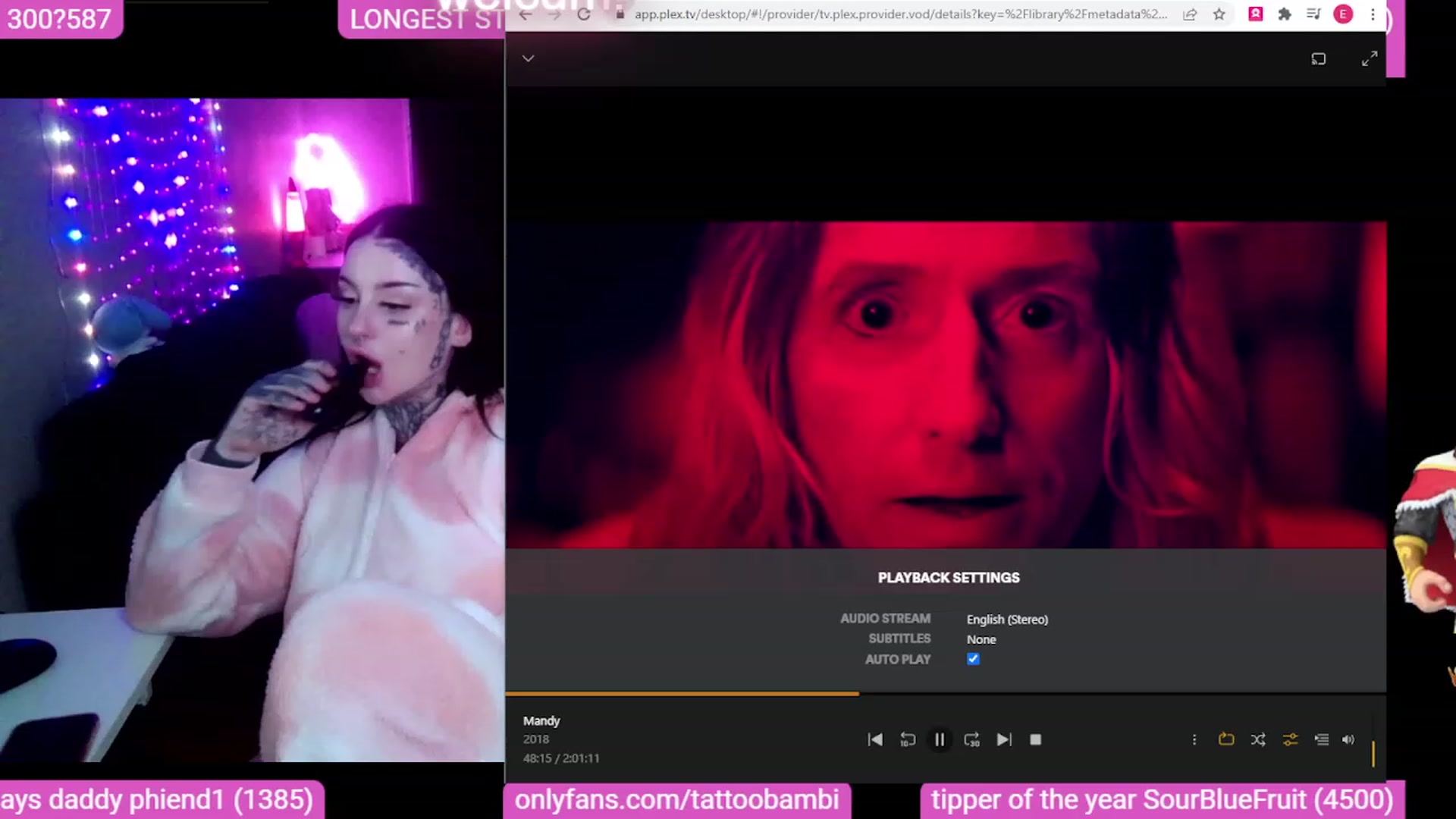 Gallery image thumbnail from Tattoobambi's myfreecams stream on, 10/04/2023, 08:01 image 20 of 20