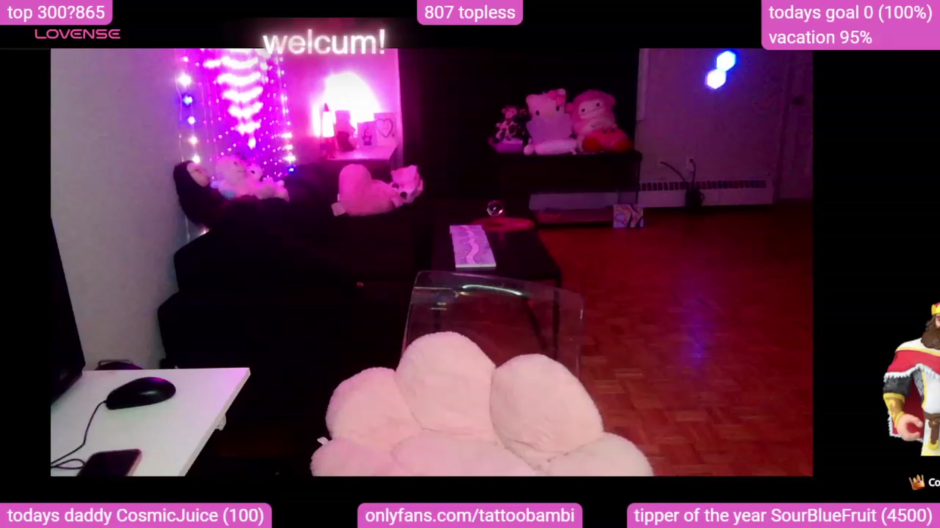 Gallery image thumbnail from Tattoobambi's myfreecams stream on, 10/06/2023, 01:36 image 8 of 20