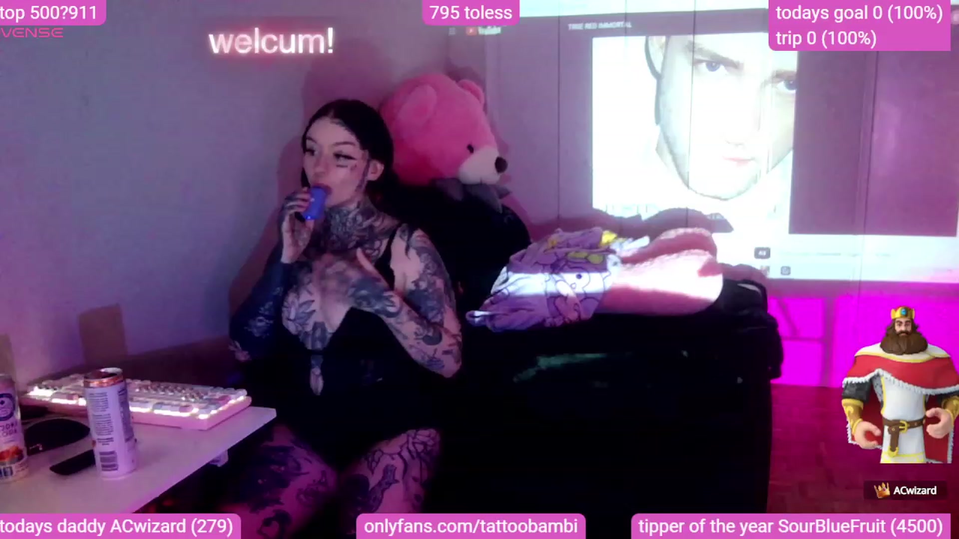 Gallery image thumbnail from Tattoobambi's myfreecams stream on, 10/30/2023, 21:05 image 3 of 20