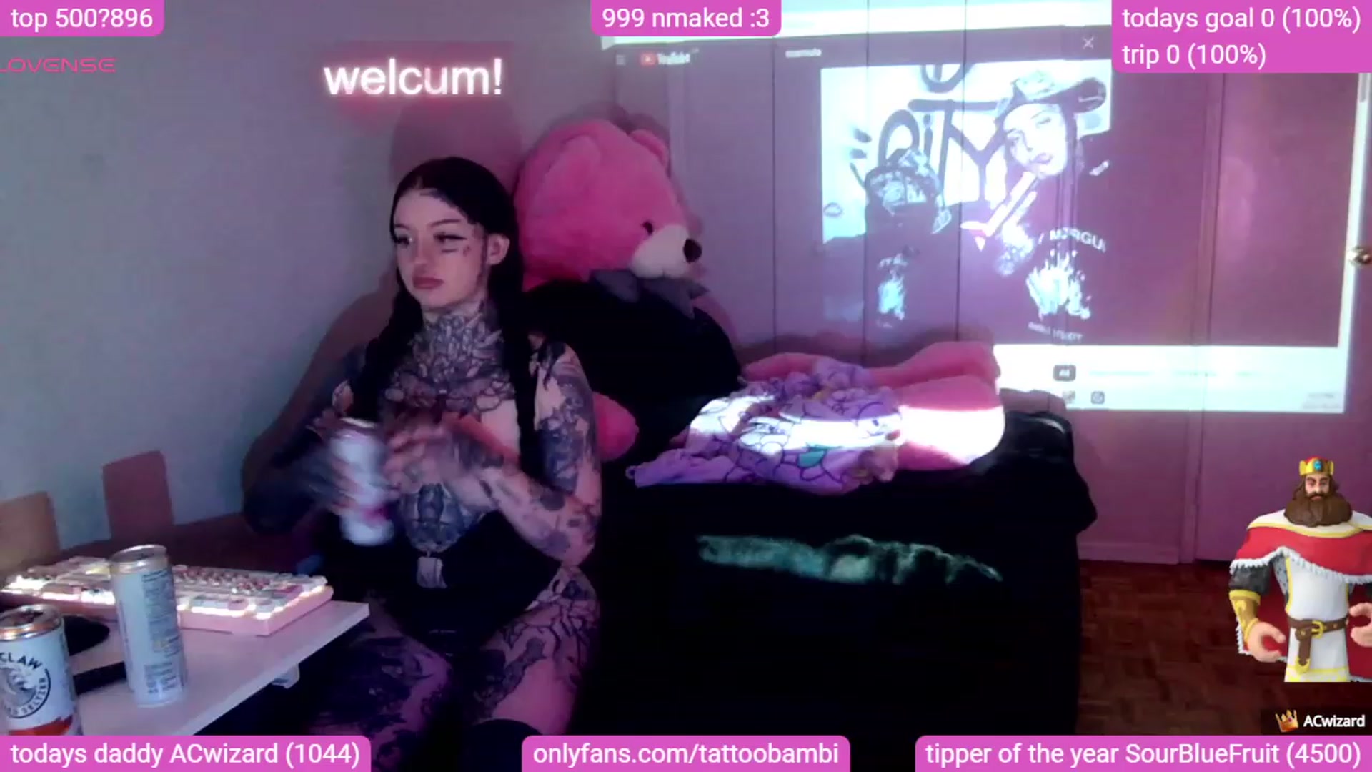 Gallery image thumbnail from Tattoobambi's myfreecams stream on, 10/30/2023, 21:05 image 11 of 20