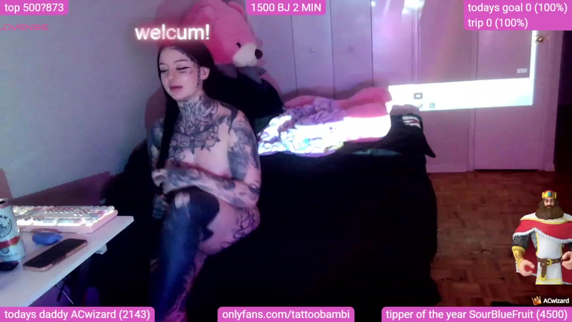 Gallery image thumbnail from Tattoobambi's myfreecams stream on, 10/30/2023, 22:01 image 18 of 20