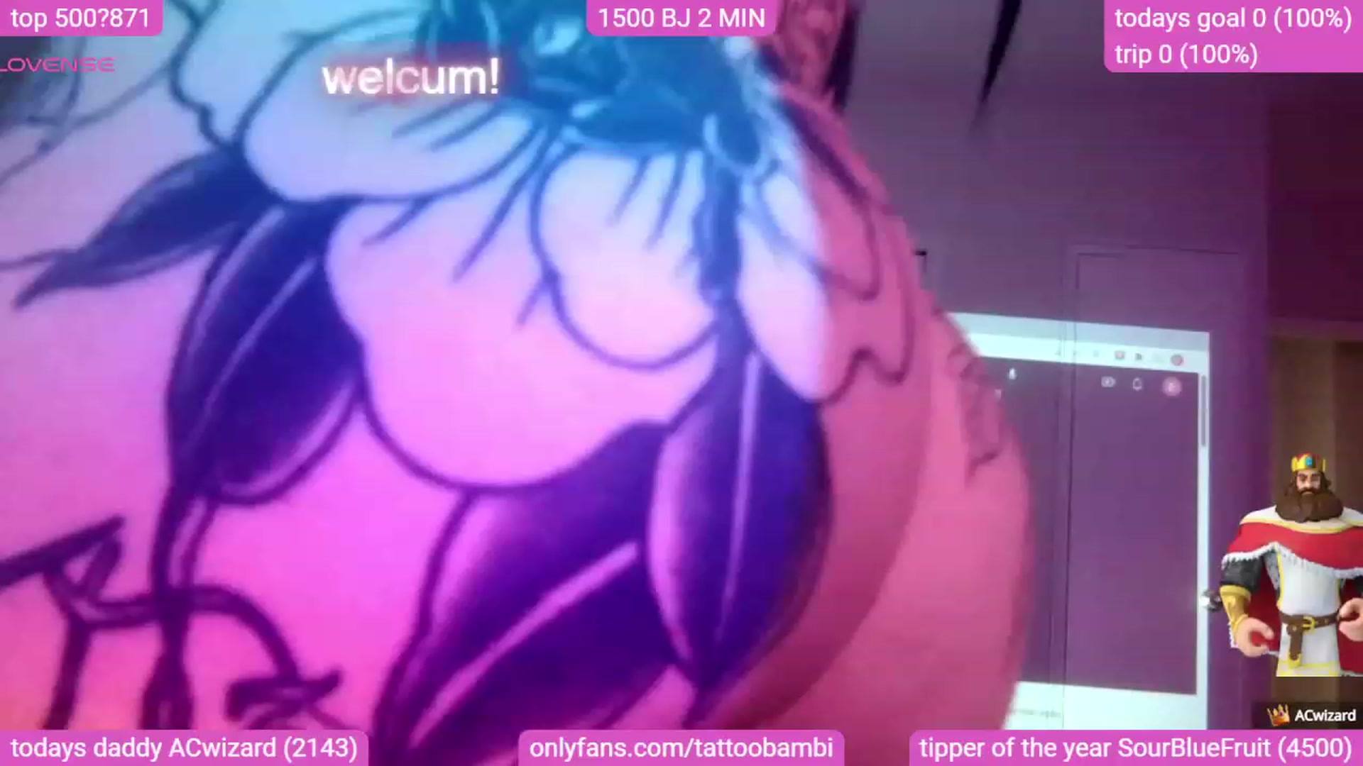 Gallery image thumbnail from Tattoobambi's myfreecams stream on, 10/30/2023, 22:01 image 3 of 20