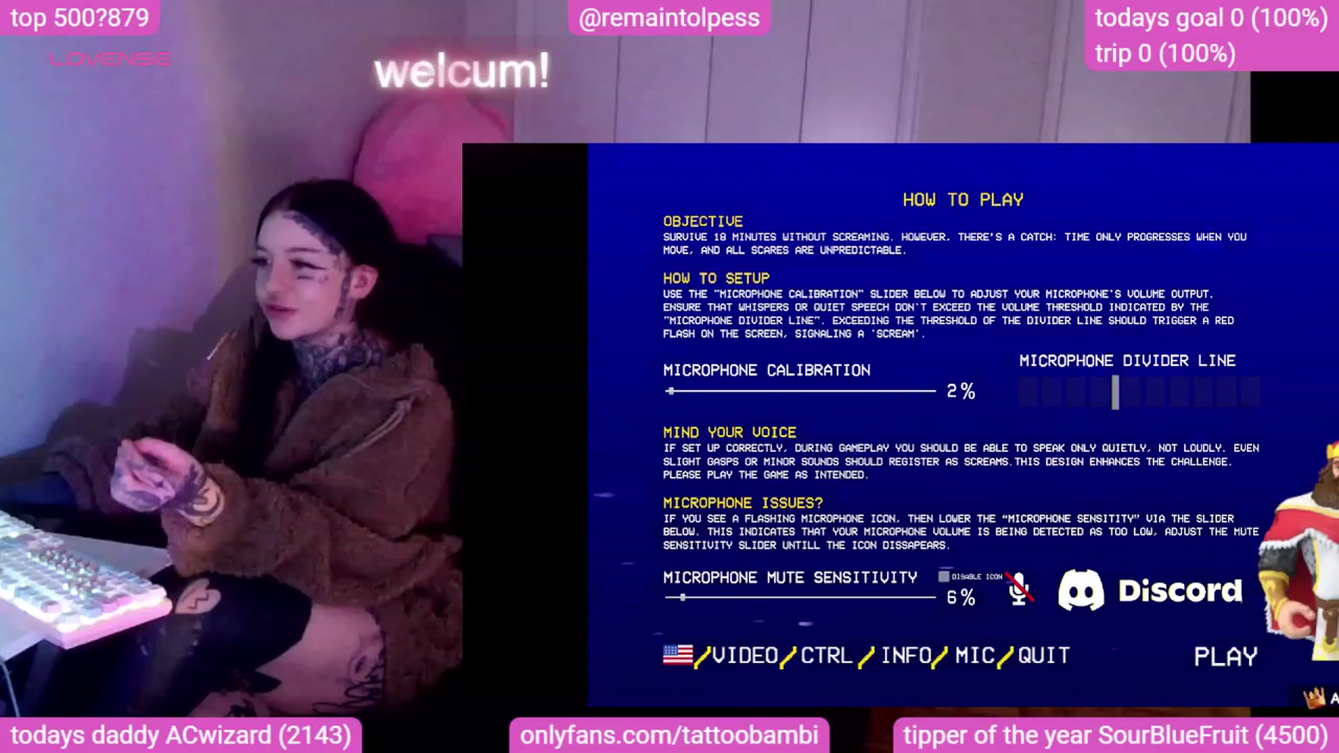 Gallery image thumbnail from Tattoobambi's myfreecams stream on, 10/31/2023, 24:04 image 2 of 20