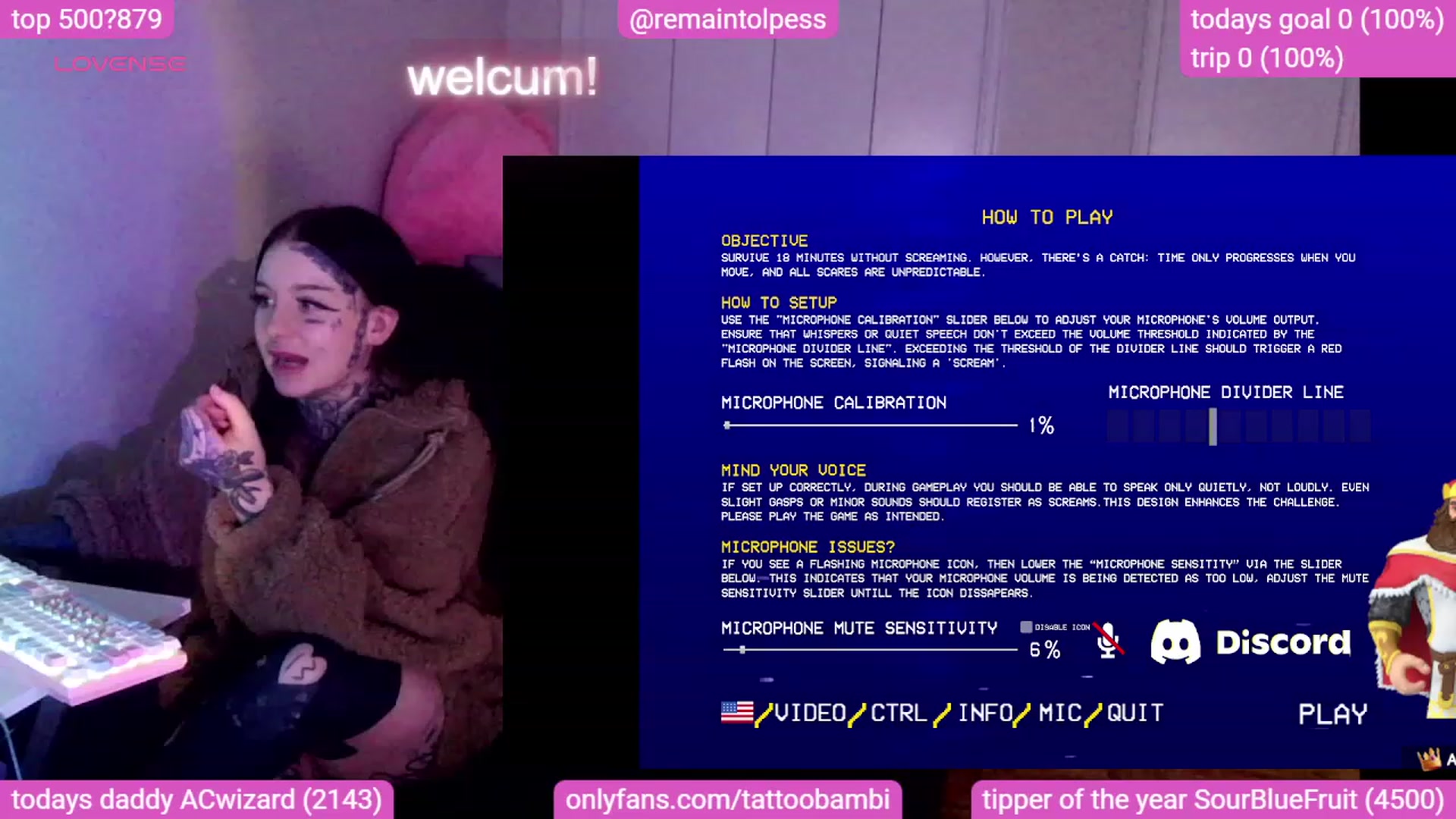 Gallery image thumbnail from Tattoobambi's myfreecams stream on, 10/31/2023, 24:04 image 1 of 20
