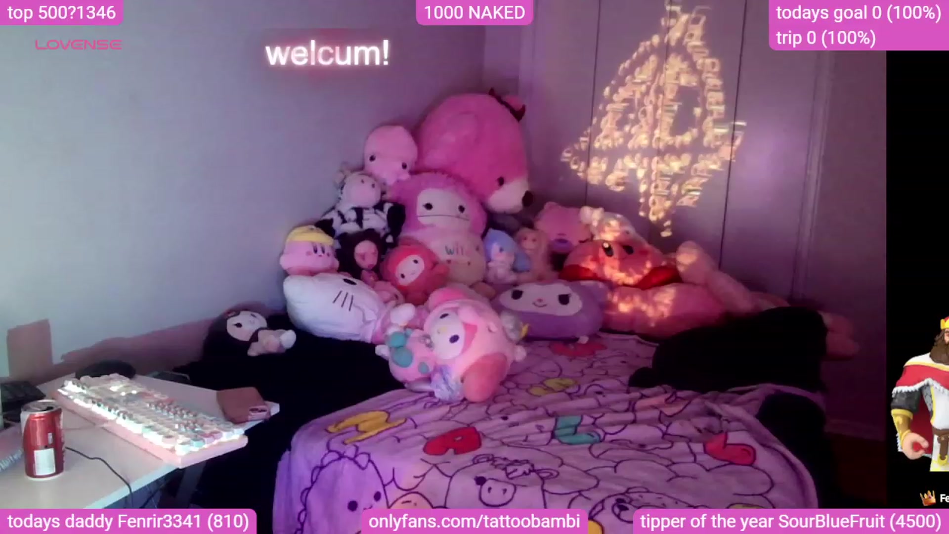 Gallery image thumbnail from Tattoobambi's myfreecams stream on, 11/02/2023, 03:26 image 10 of 20