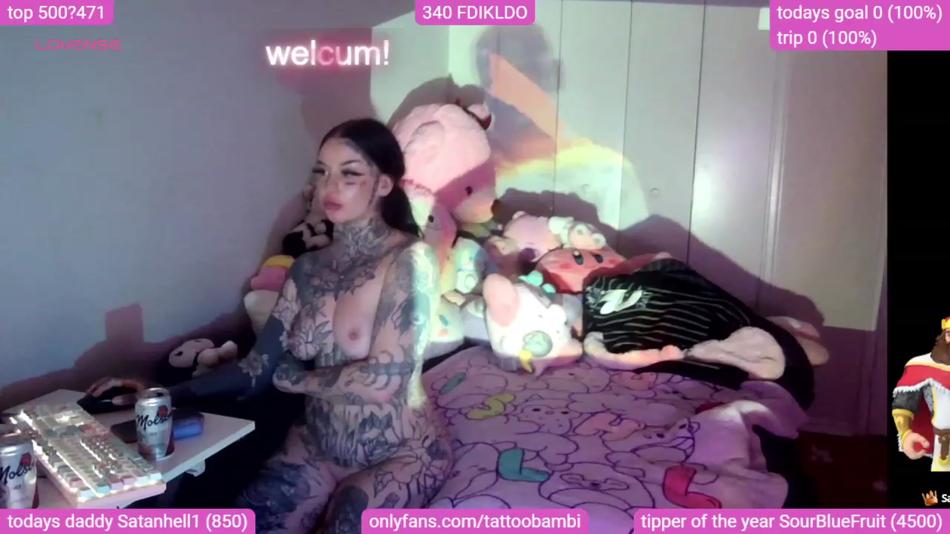 Gallery image thumbnail from Tattoobambi's myfreecams stream on, 11/02/2023, 04:15 image 13 of 20