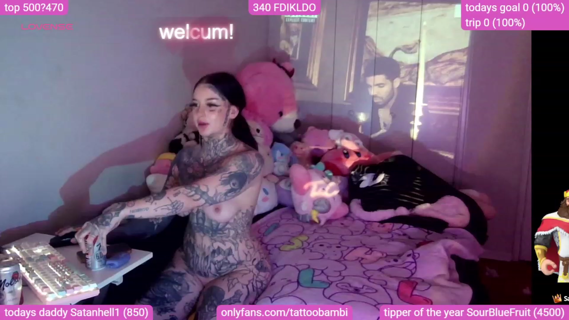 Gallery image thumbnail from Tattoobambi's myfreecams stream on, 11/02/2023, 04:15 image 11 of 20