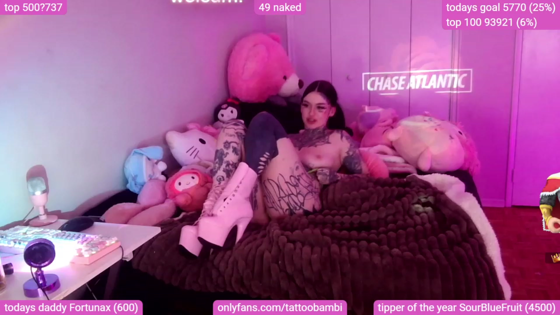 Gallery image thumbnail from Tattoobambi's myfreecams stream on, 11/09/2023, 05:20 image 10 of 20