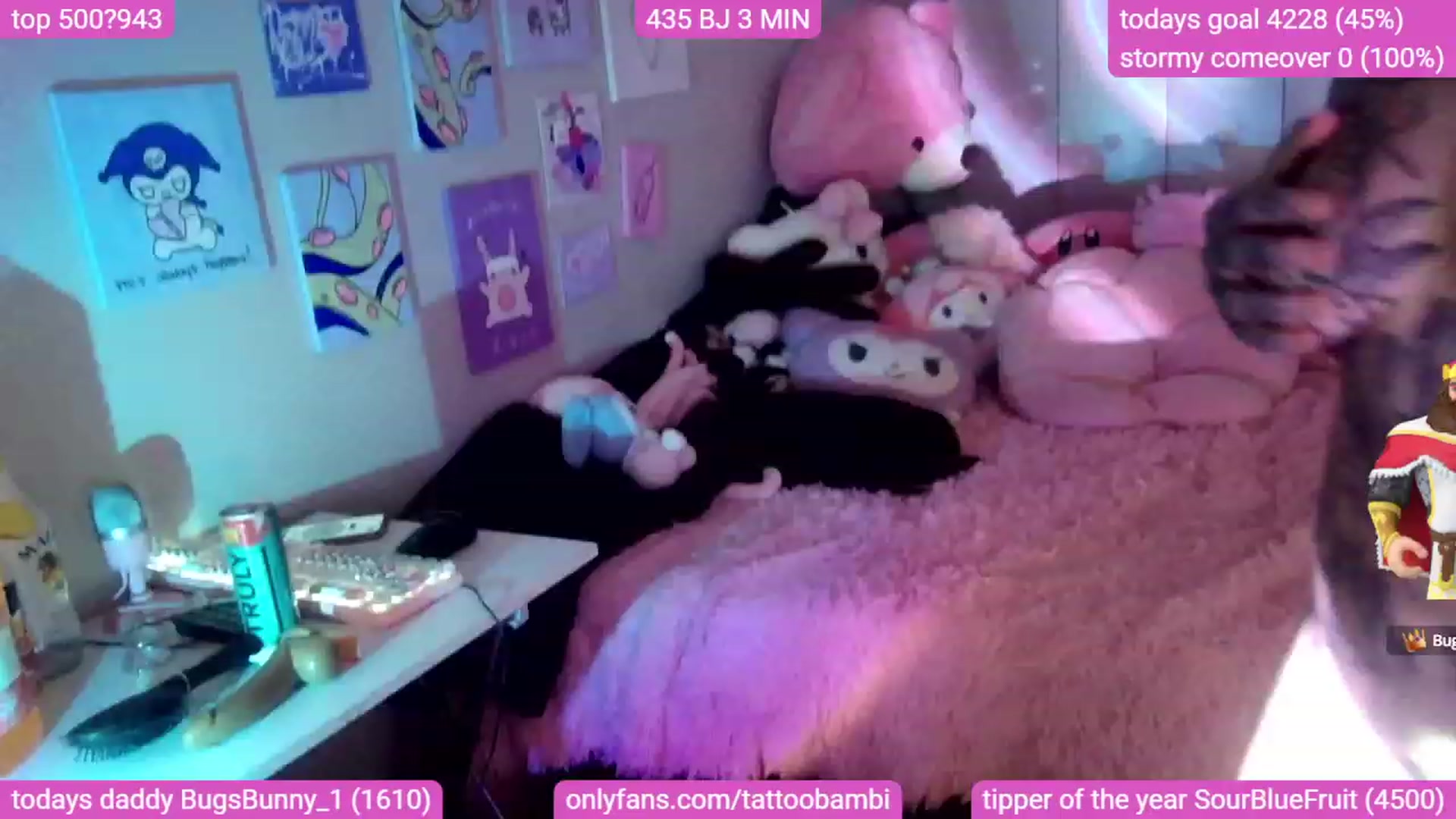 Gallery image thumbnail from Tattoobambi's myfreecams stream on, 11/15/2023, 03:29 image 14 of 20