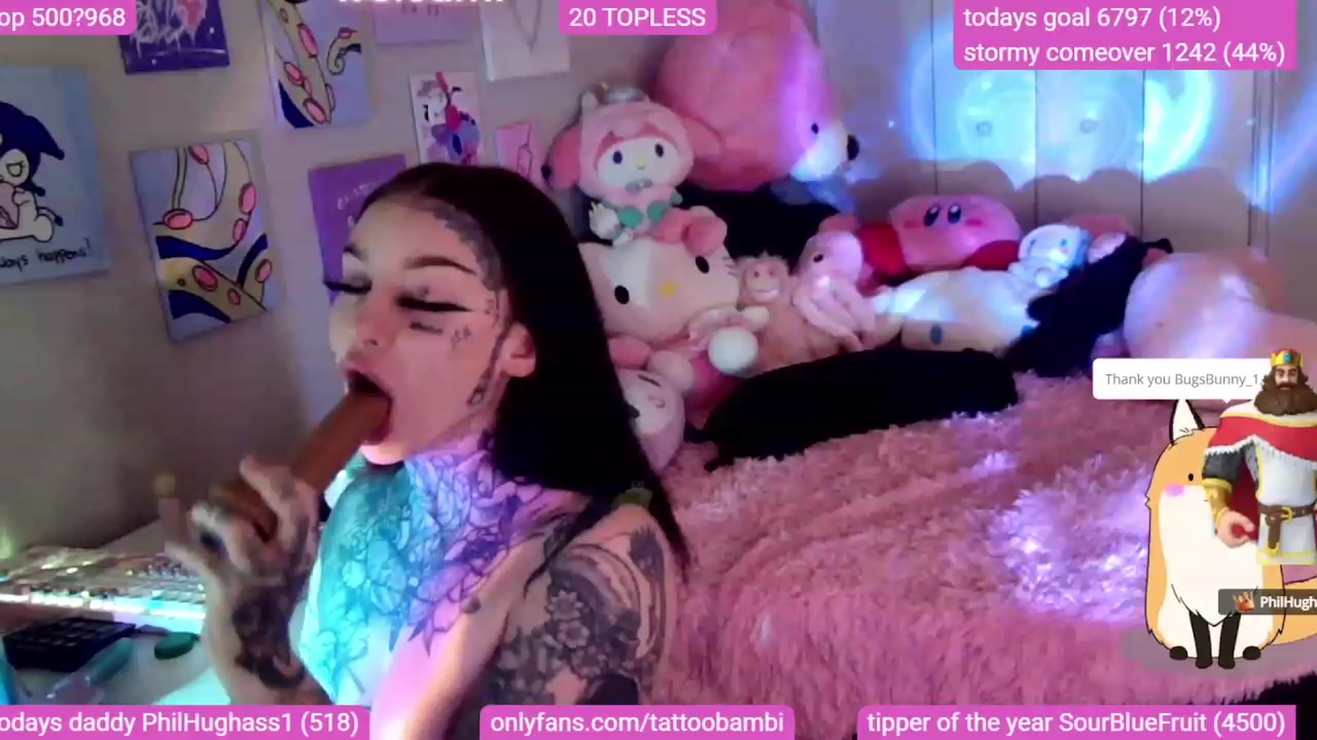 Gallery image thumbnail from Tattoobambi's myfreecams stream on, 11/16/2023, 24:59 image 9 of 20
