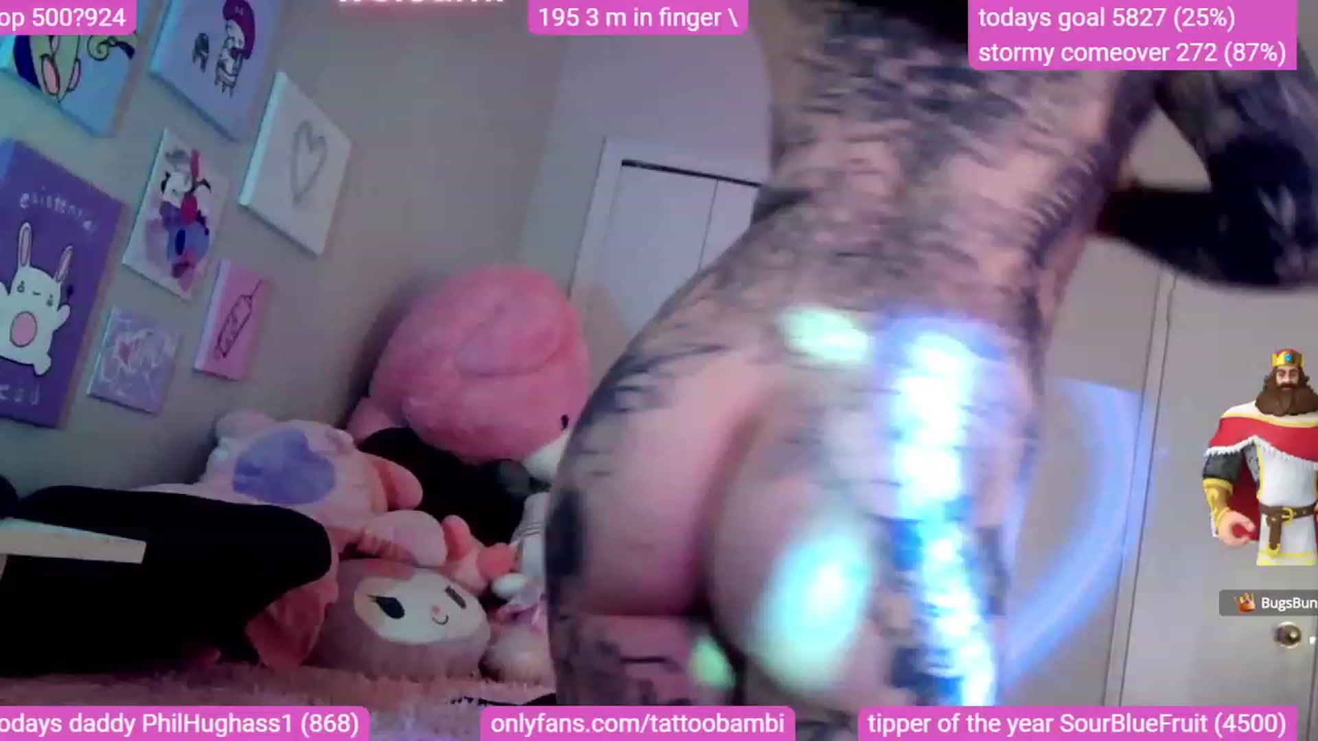Gallery image thumbnail from Tattoobambi's myfreecams stream on, 11/16/2023, 02:17 image 7 of 20