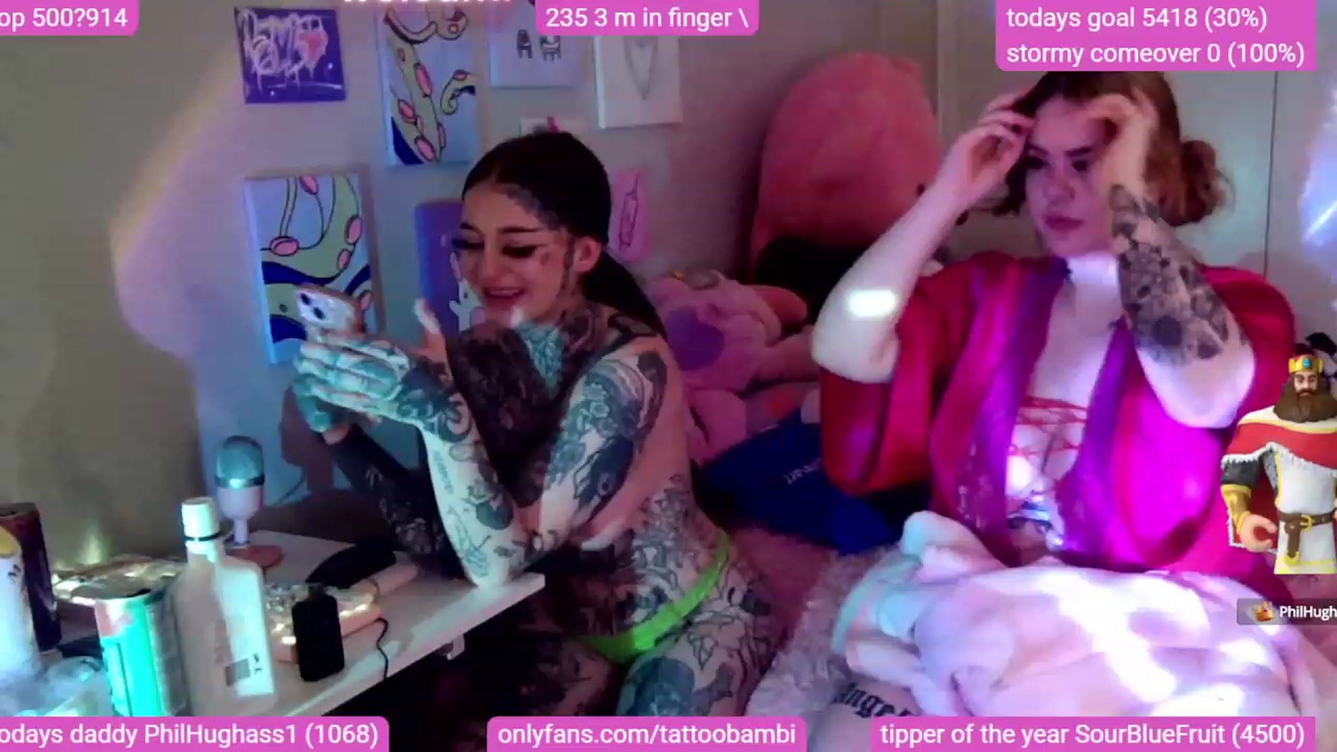 Gallery image thumbnail from Tattoobambi's myfreecams stream on, 11/16/2023, 03:57 image 12 of 20
